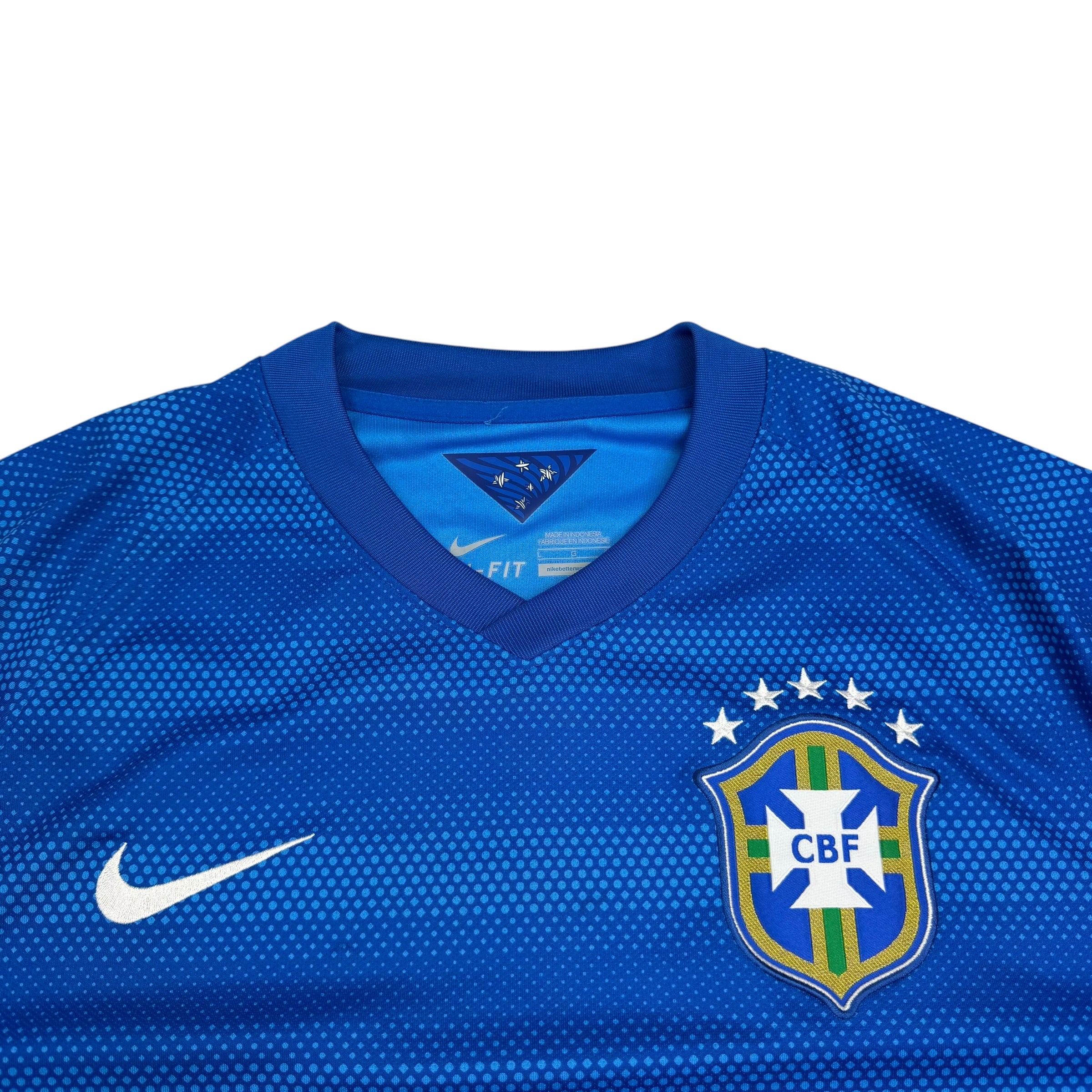 2014 Nike Brazil World Cup Away Jersey Blue