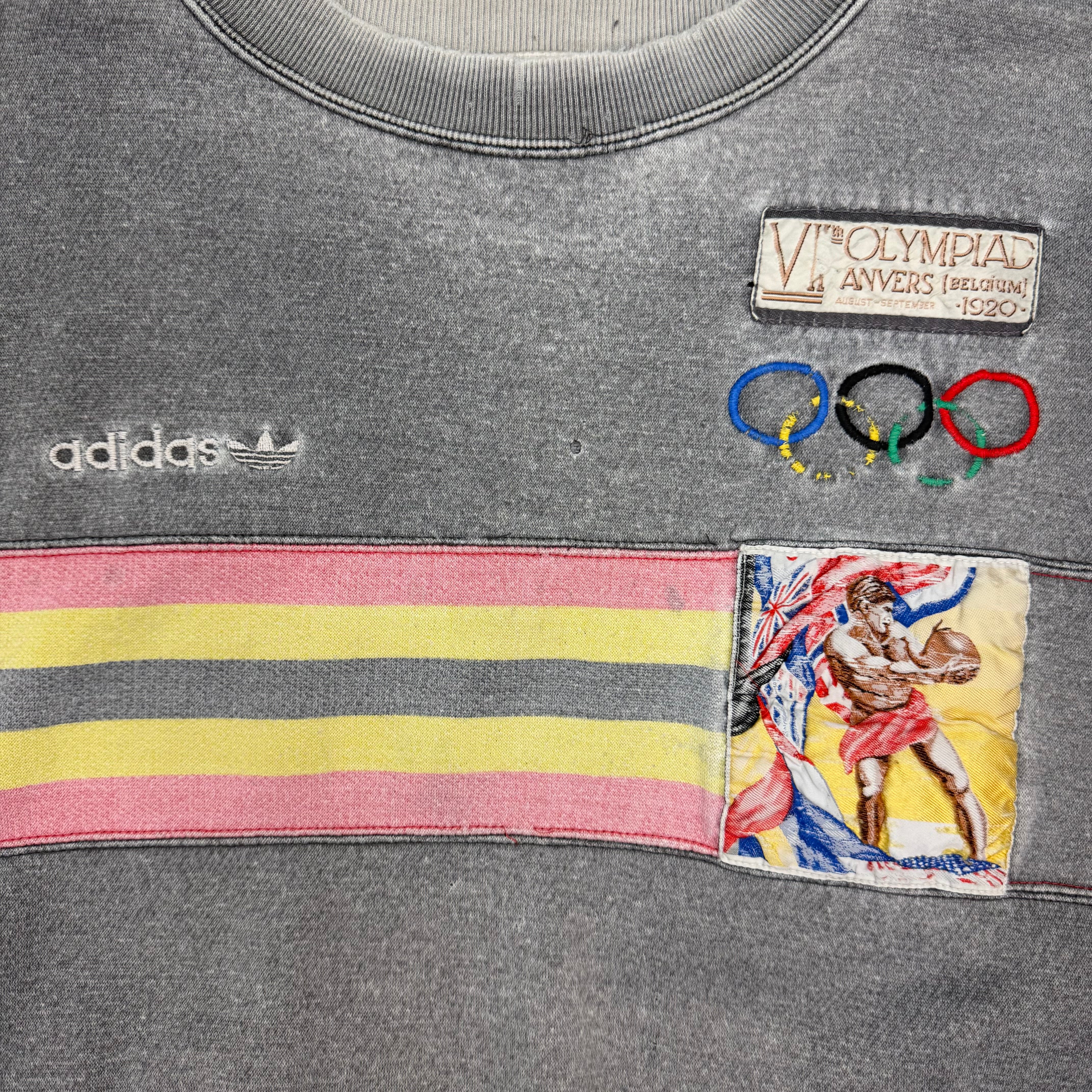 1976 Adidas Olympics Montreal Crewneck Grey