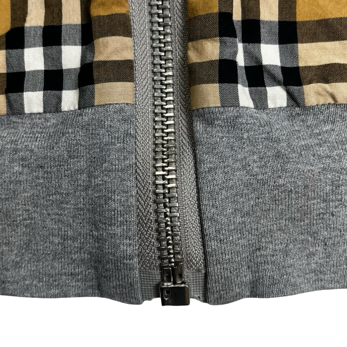Burberry Signature Nova Check Pattern Zip Up Jacket