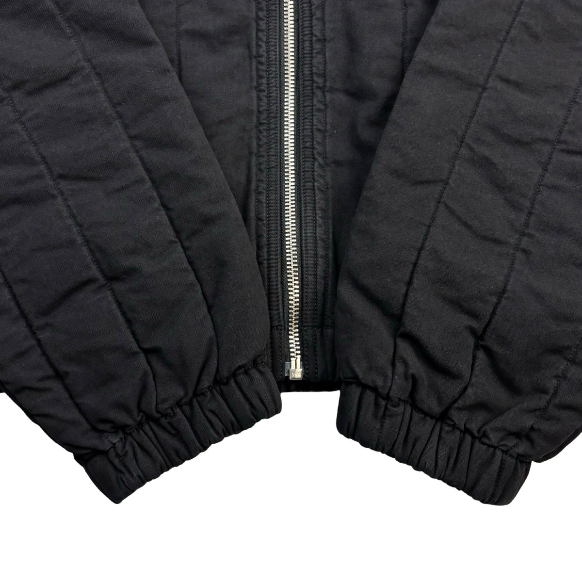 Stussy Workwear Quilted Canvas Jacket Black