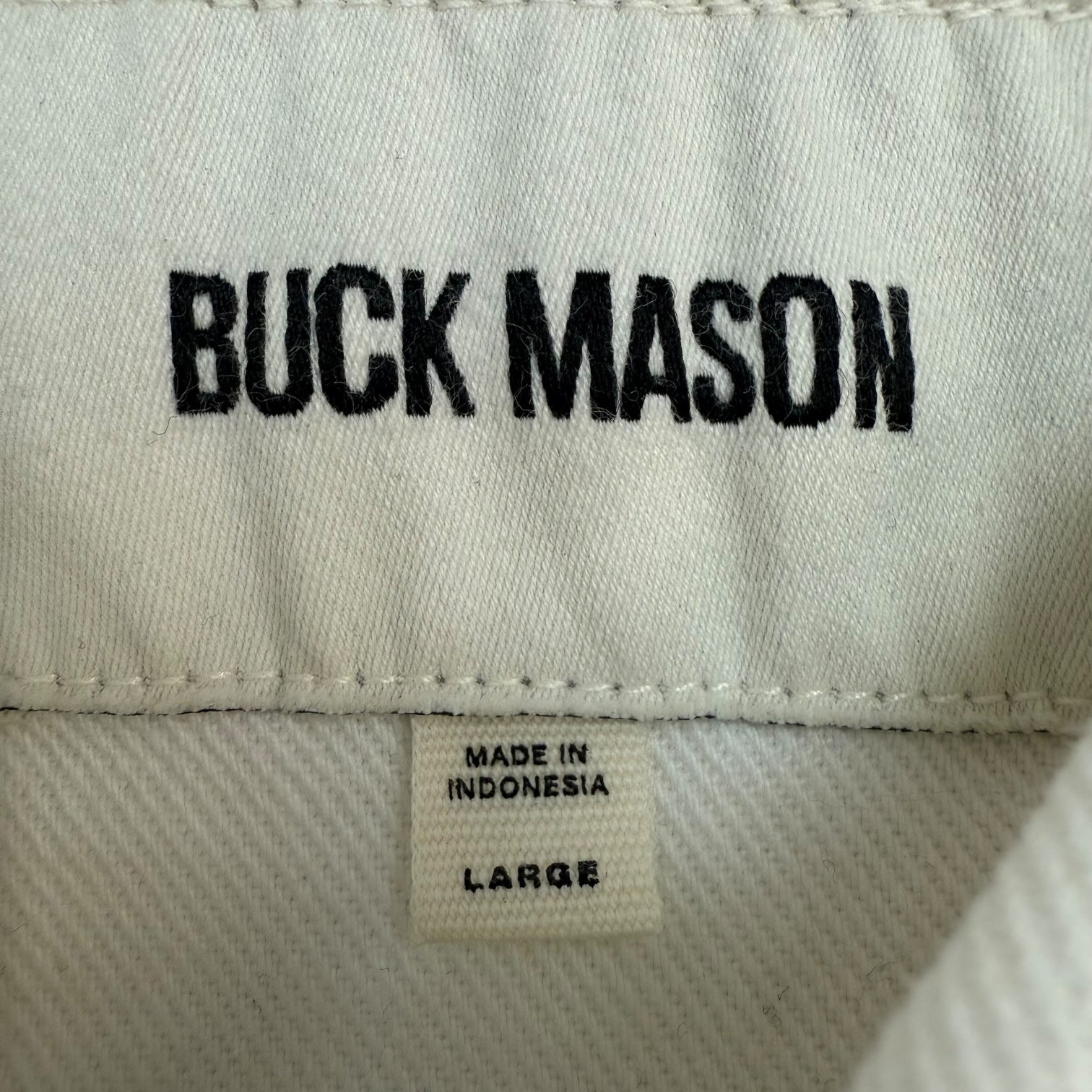Buck Mason Felted Wool Rider Jacket White