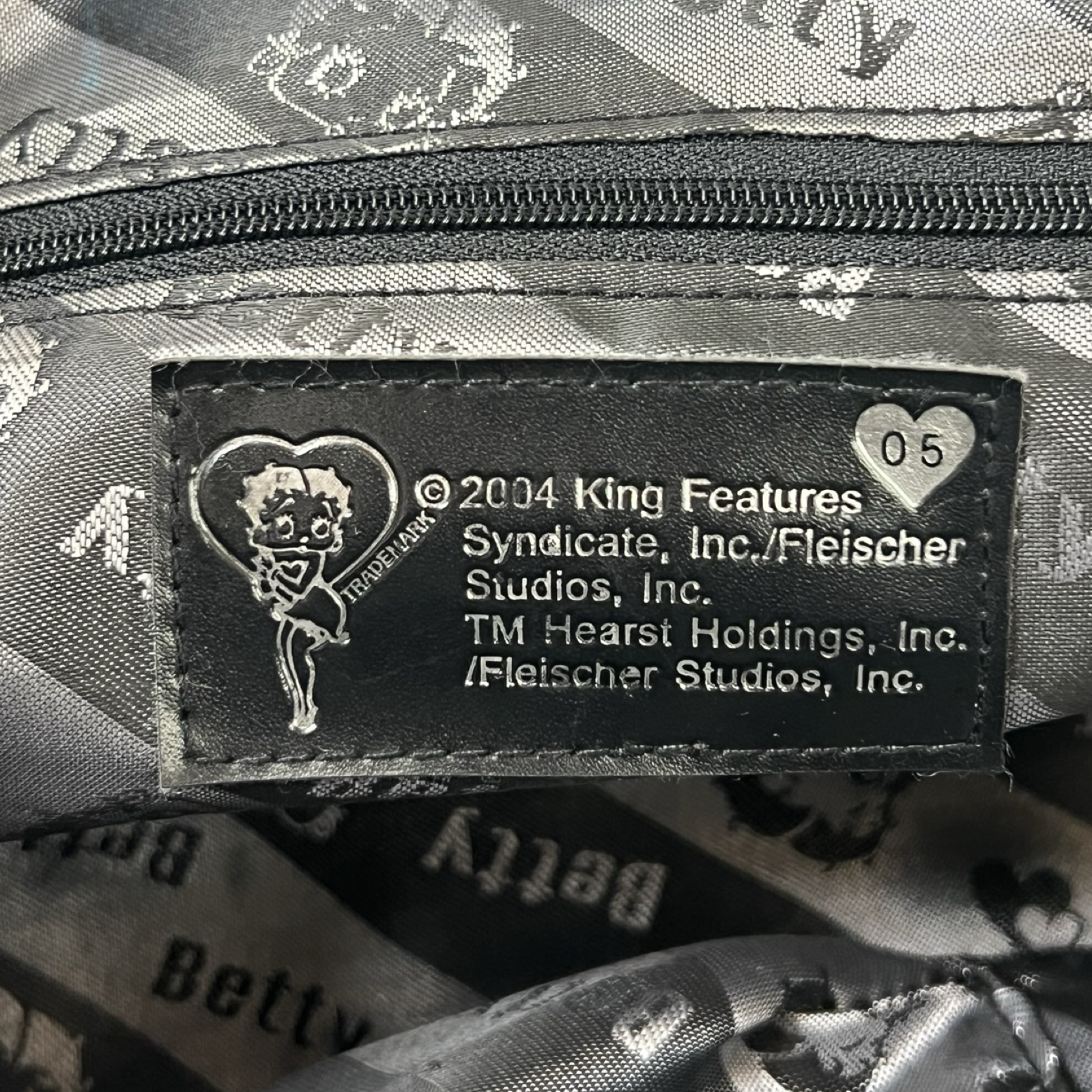 (W) Vintage Betty Boop Monogram Handbag