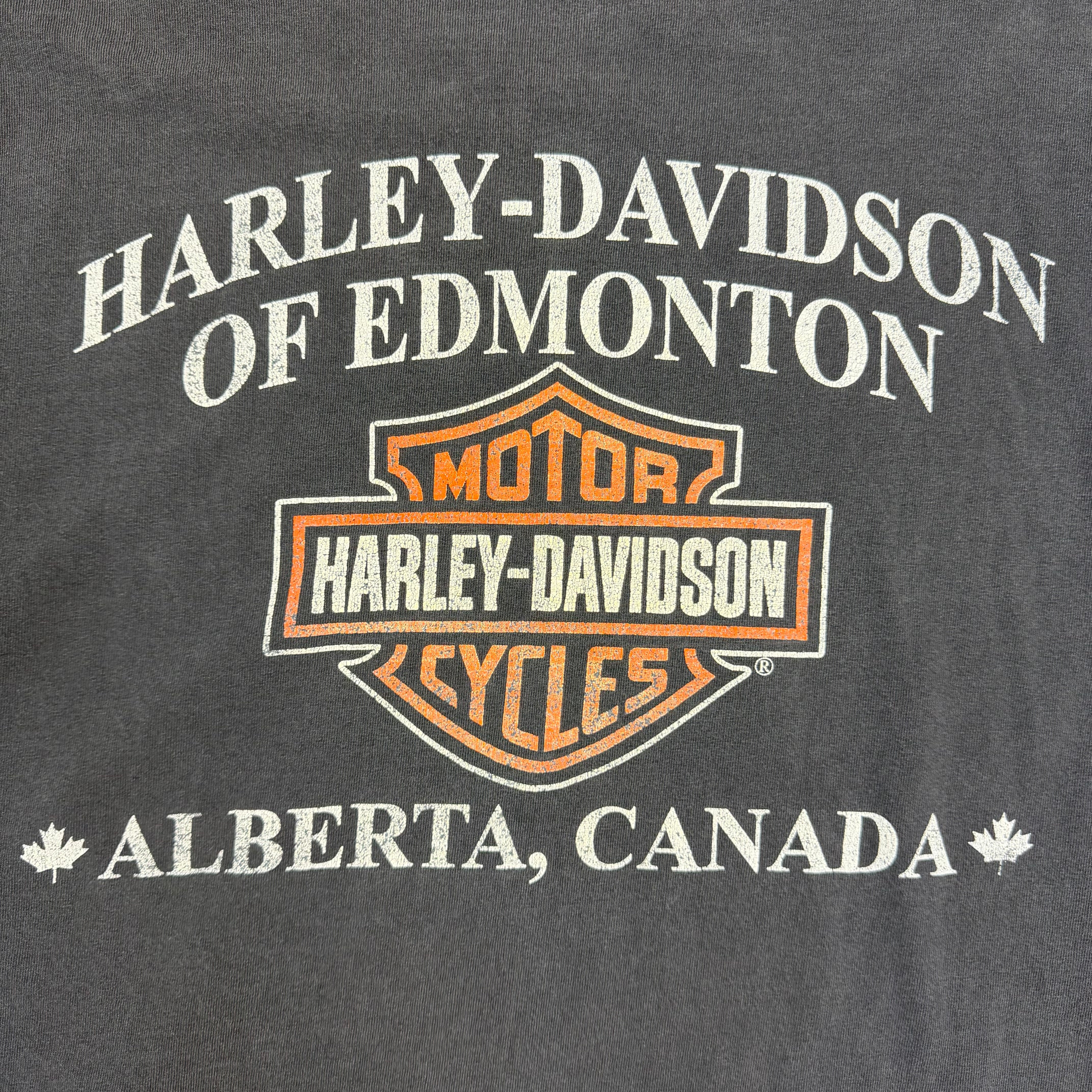 Vintage Harley Davidson “We’ve Got Guts” Edmonton Tee Black