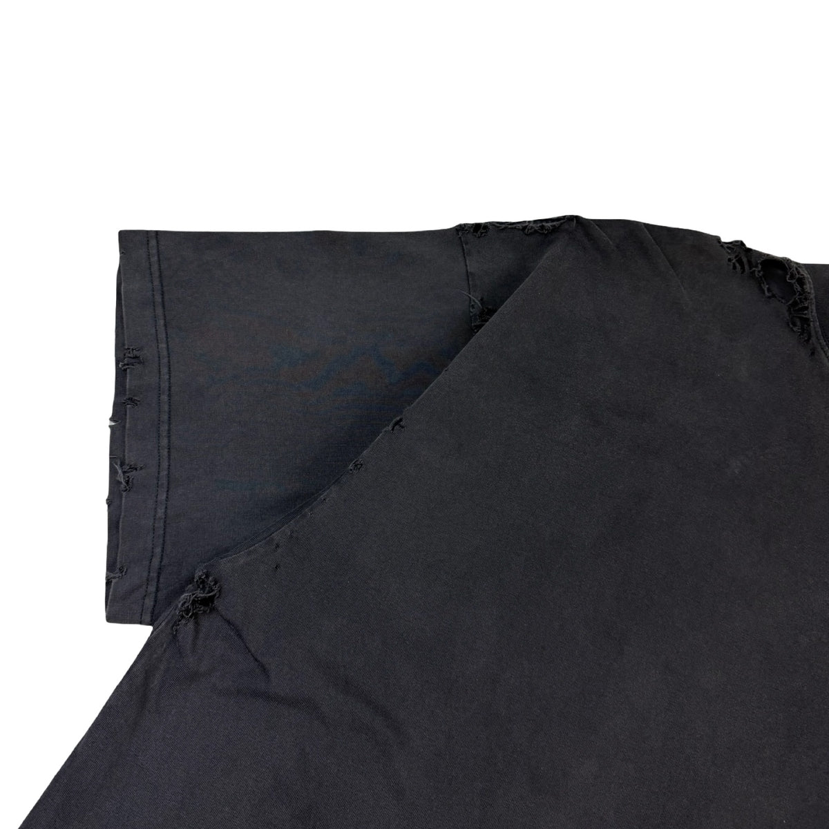 Balenciaga Speedhunters Distressed Oversized T-Shirt Dark Charcoal
