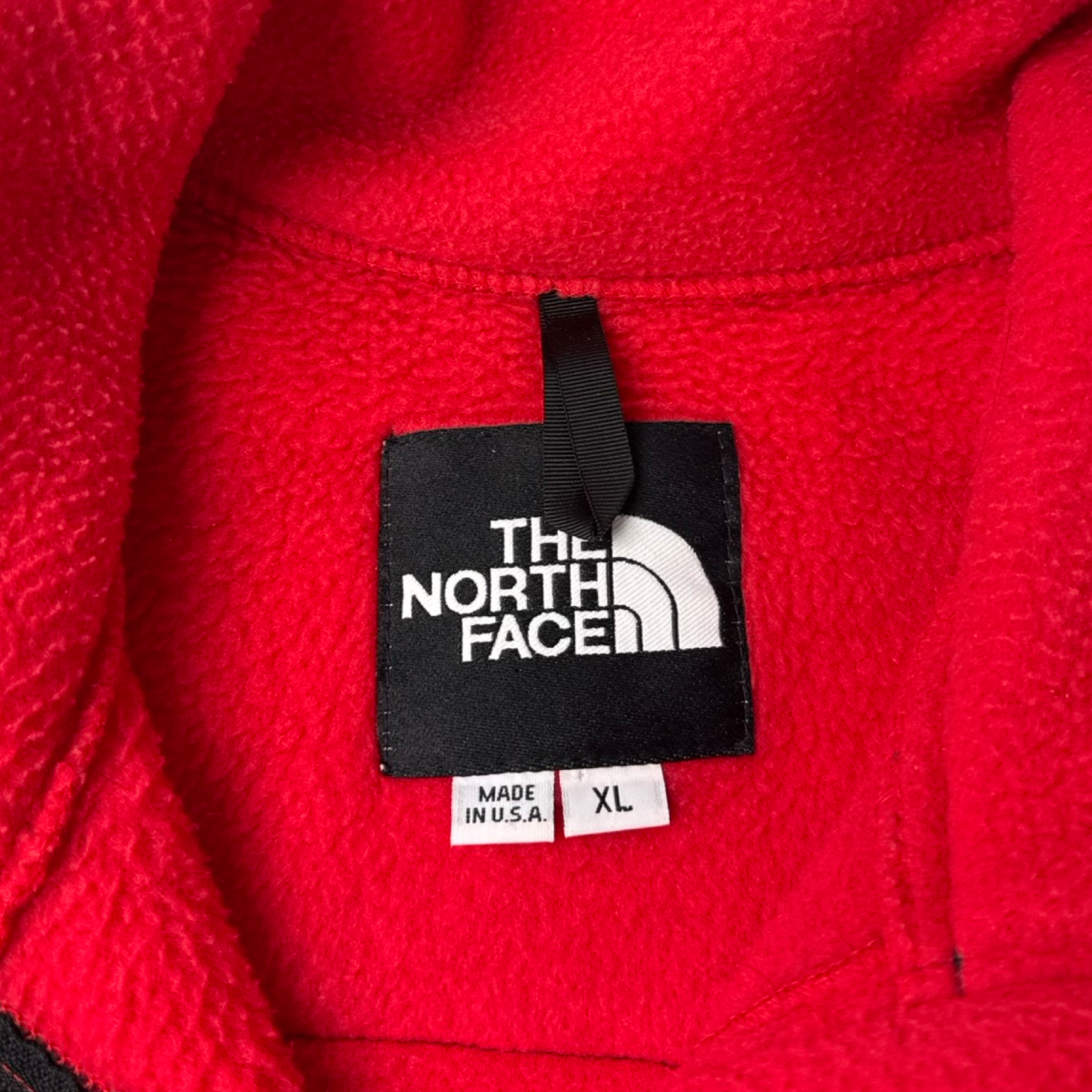 Vintage The North Face Denali Zip Up Jacket Red