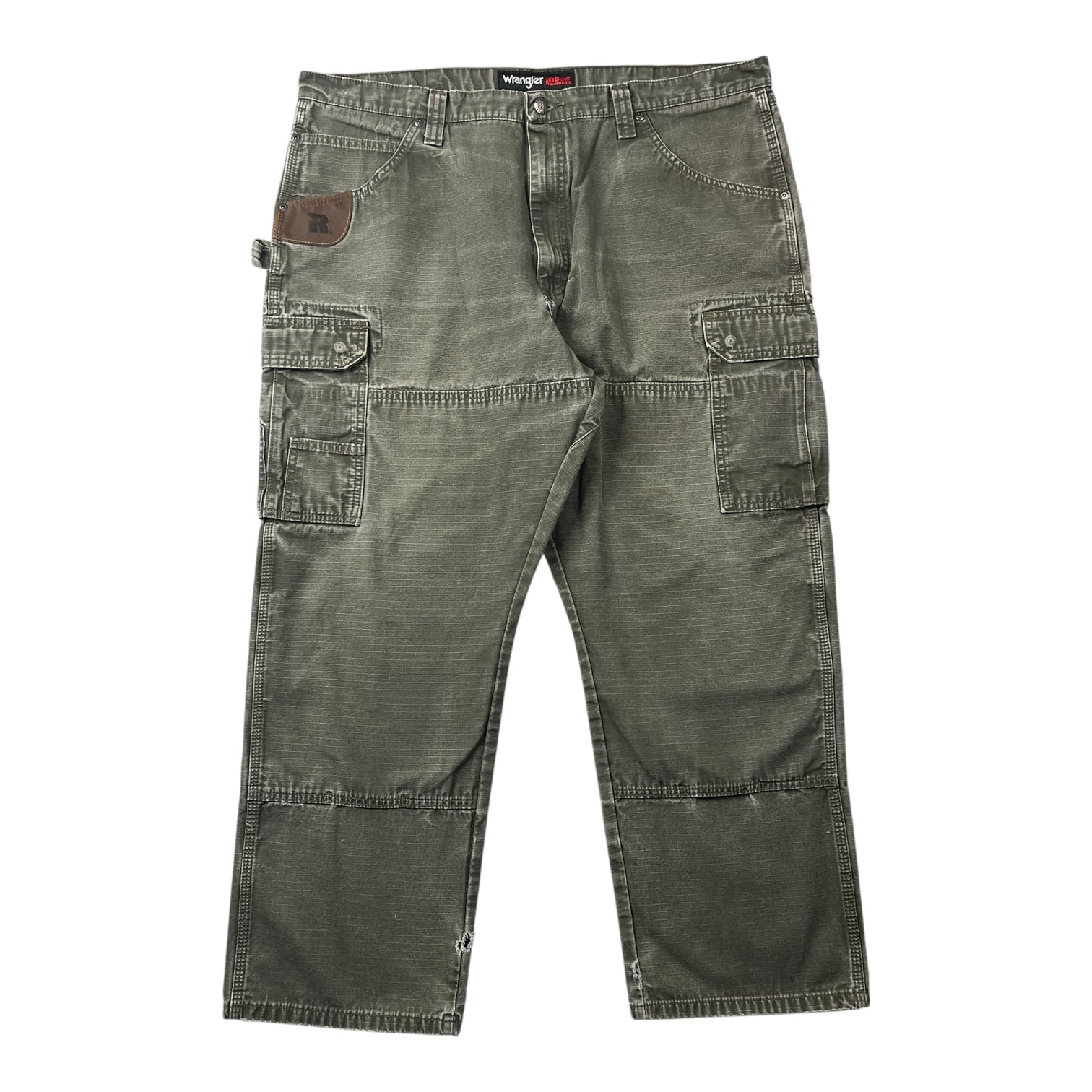 Vintage Wrangler Riggs Workwear Carpenter Pants Green