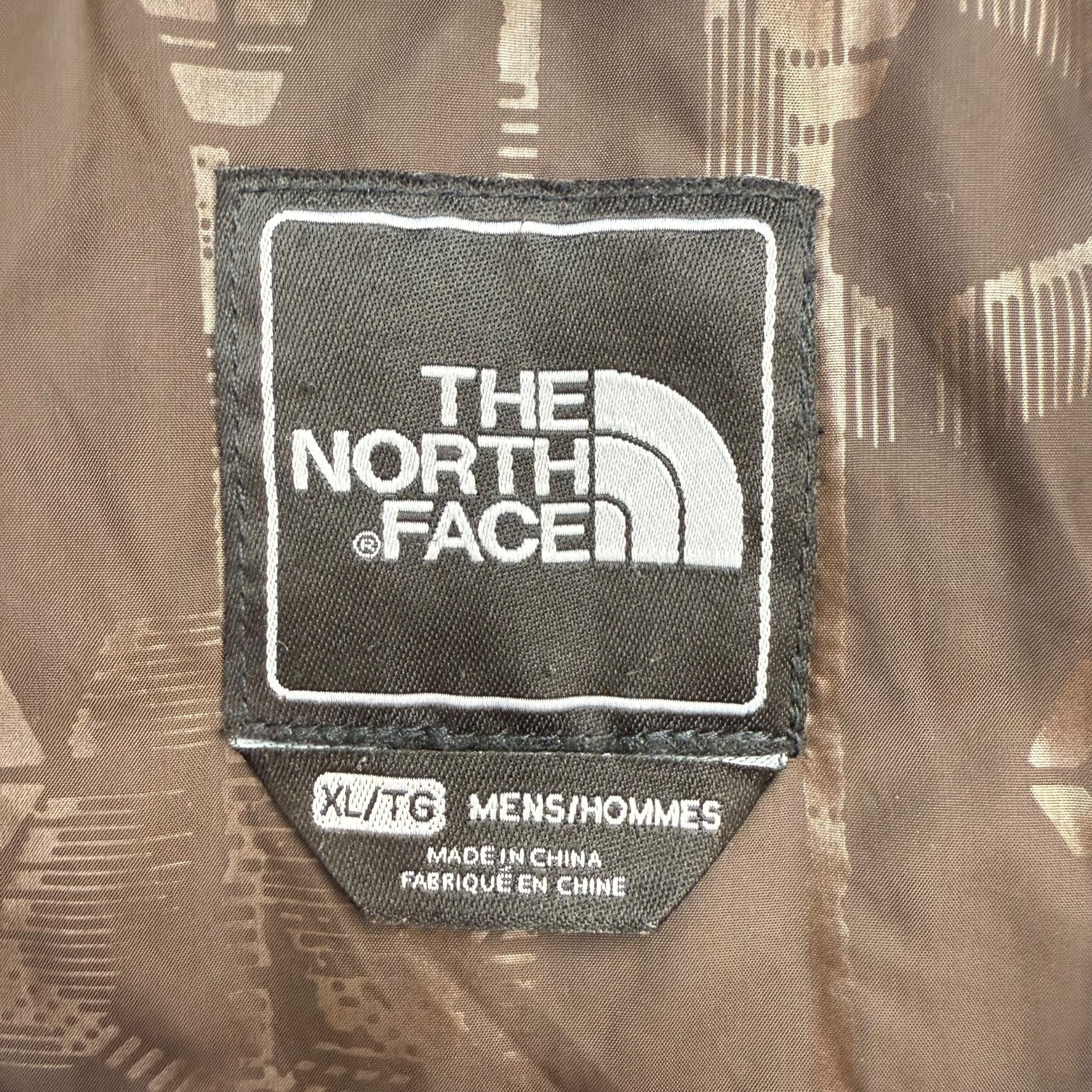 Vintage The North Face Quilted Jacket Brown