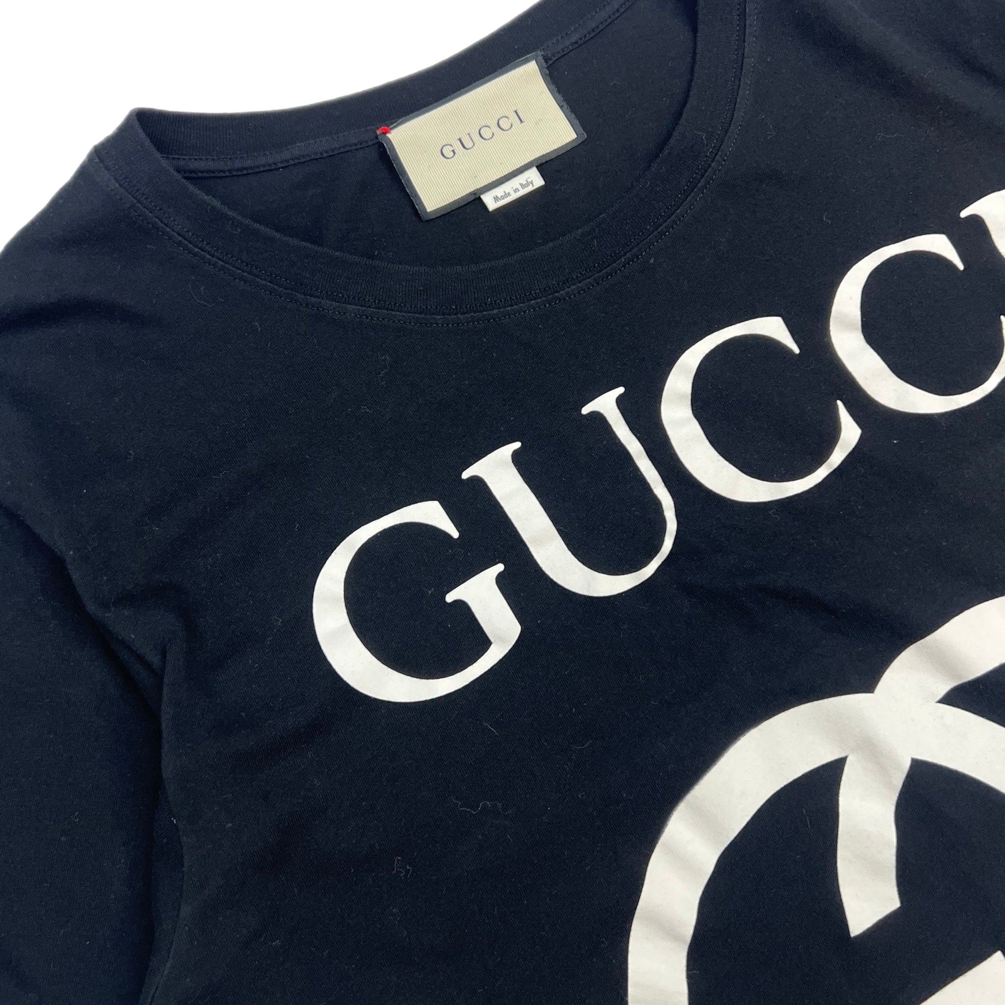 Gucci GG Logo Tee Black