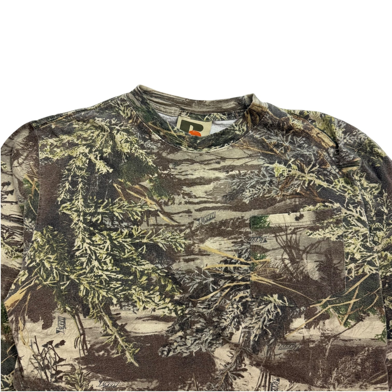 Vintage Russell Outdoors Camo L/S Tee