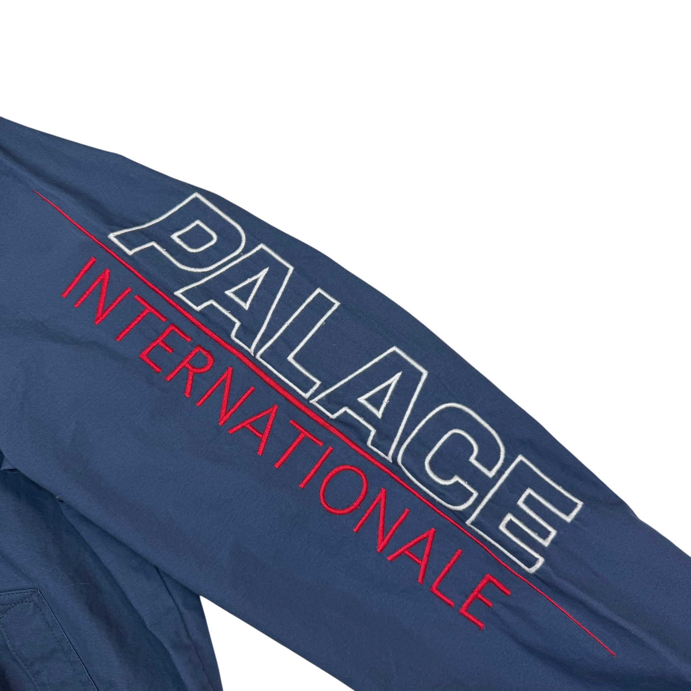 Palace International Windbreaker Navy/Yellow