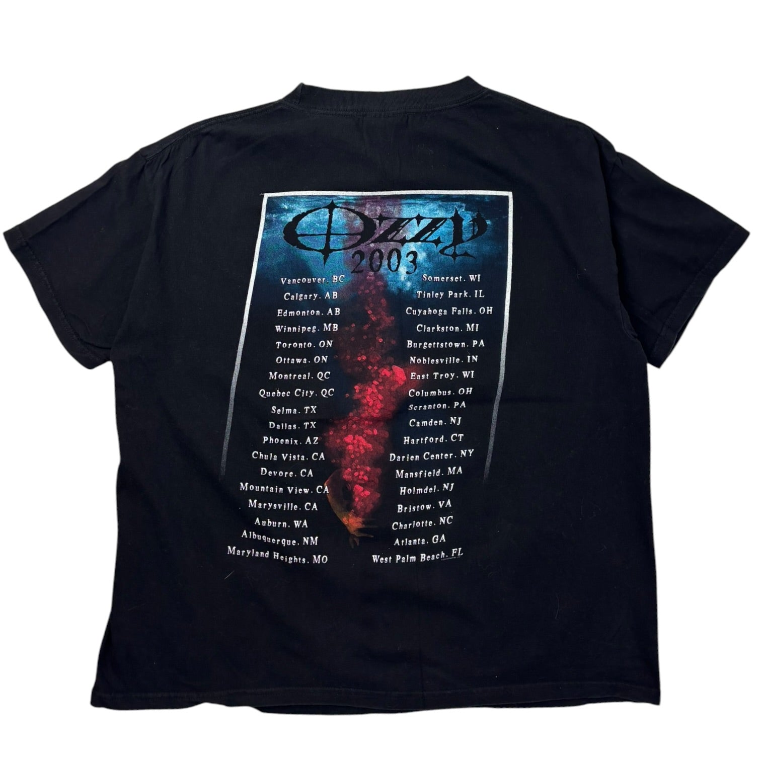 2003 Ozzy Osbourne Too Intense for Younger Children T-shirt