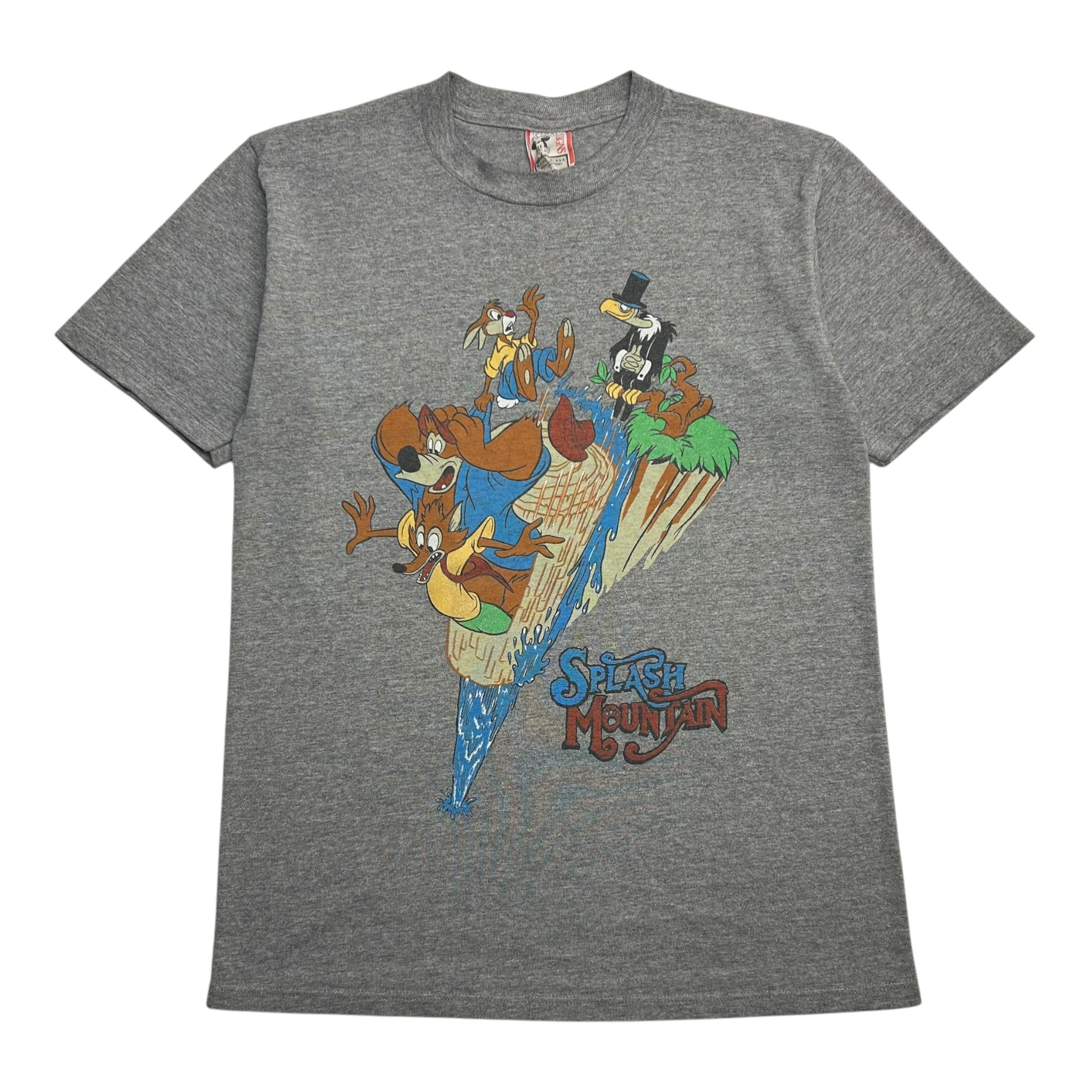 Vintage Splash Mountain Character Tee Grey