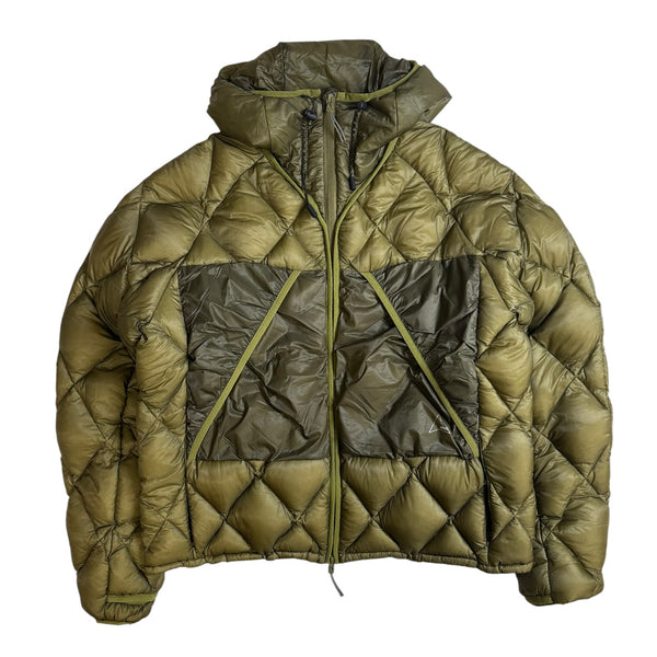 ROA Light Down Diamond Stitch Jacket Olive