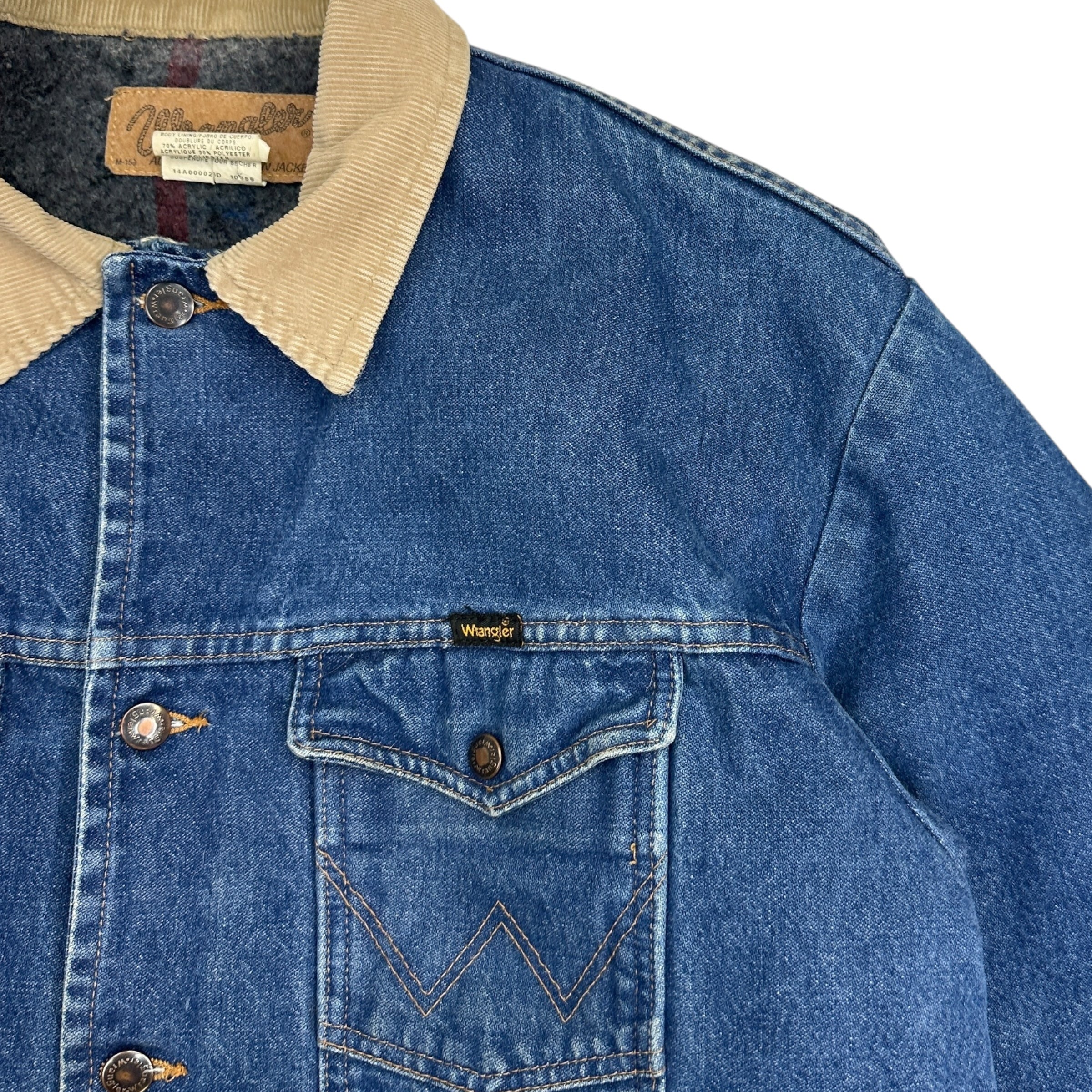 Vintage Wrangler Western Denim Jacket Indigo