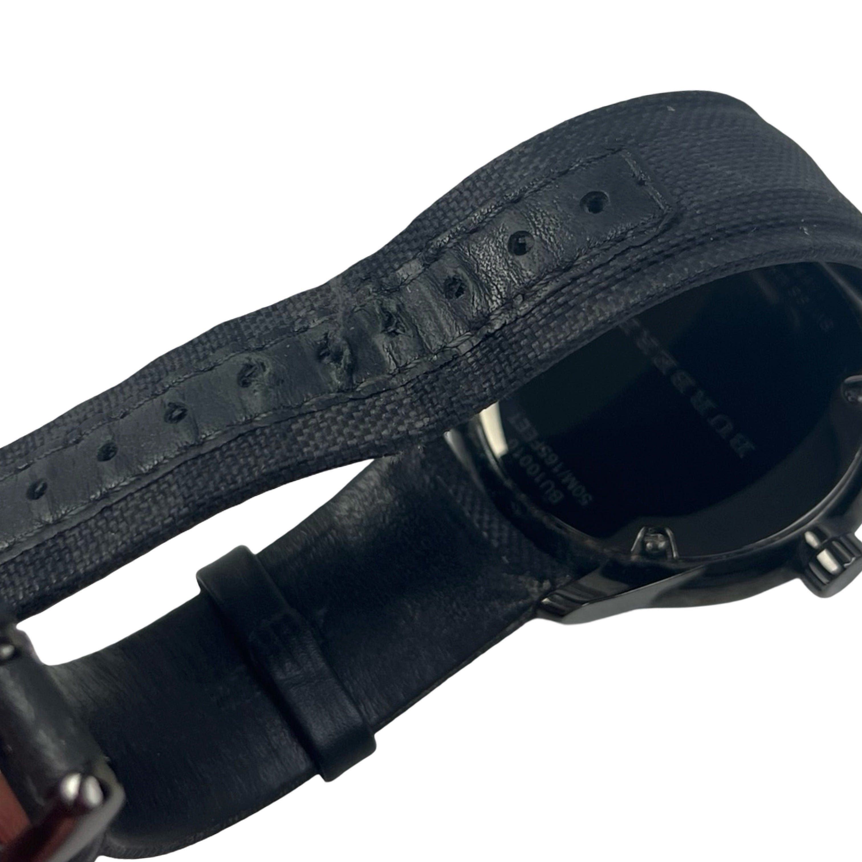 Burberry Classic Round Horseferry Black Dial Watch