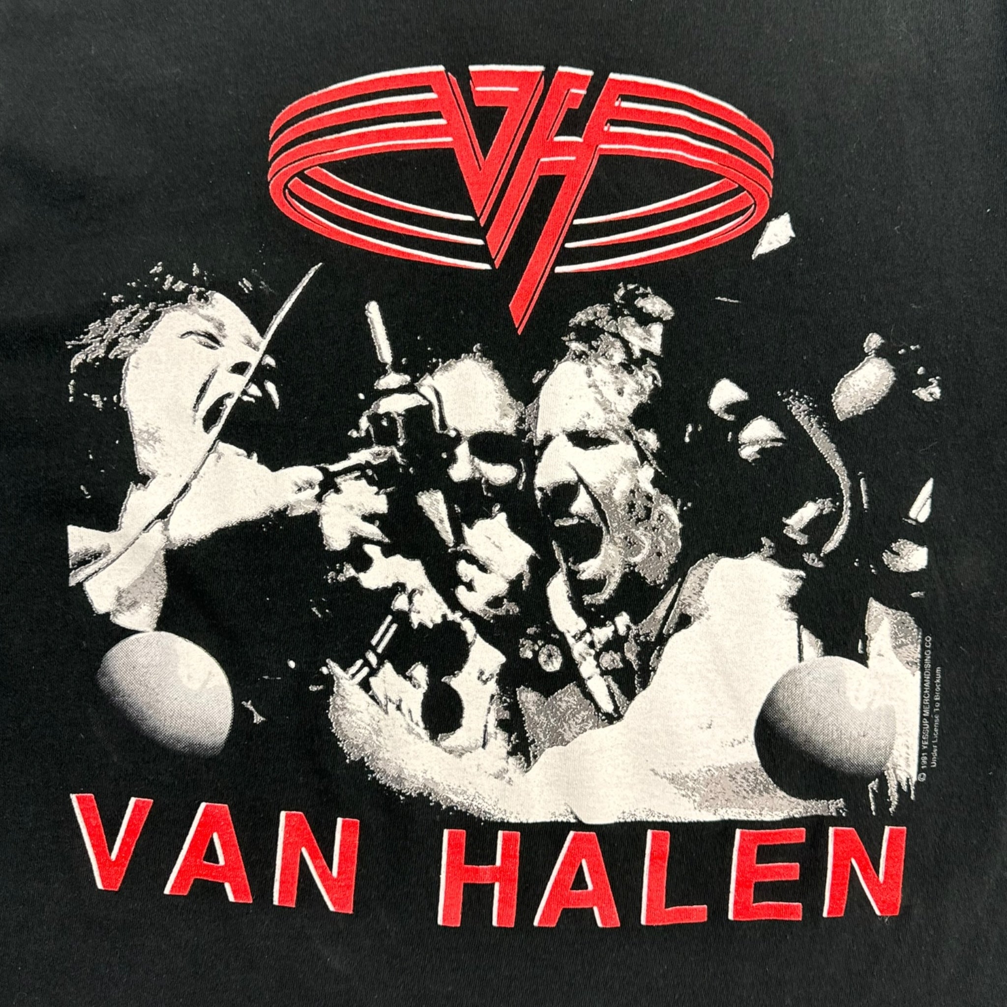 1991 Van Halen Uncensored Tee Black