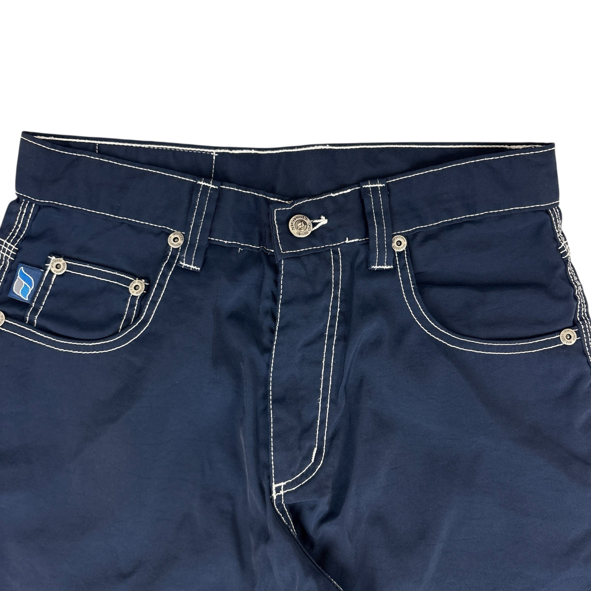 Vintage Y2K Kikwear Contrast Pants Blue