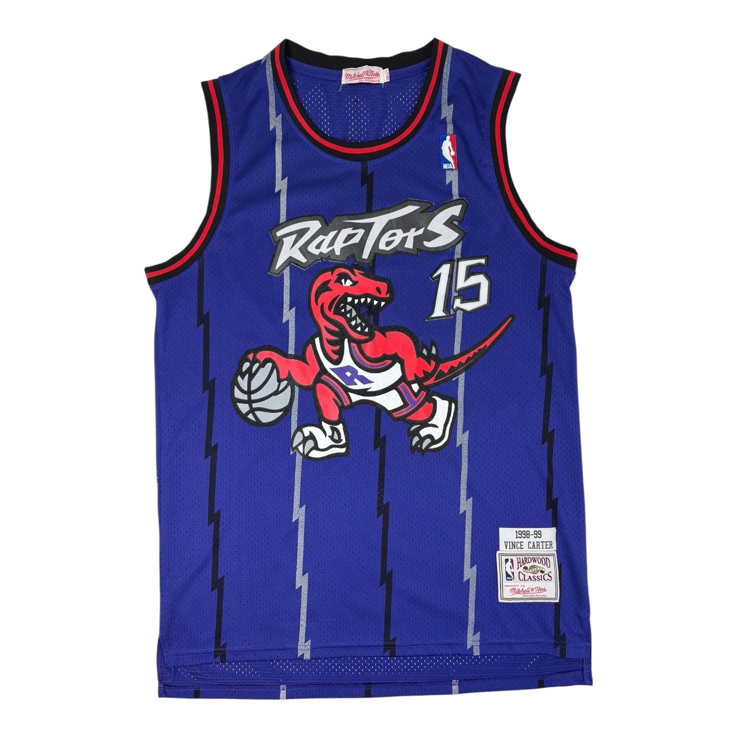 Vintage Mitchell & Ness Hardwood Classics Vince Carter Jersey Purple