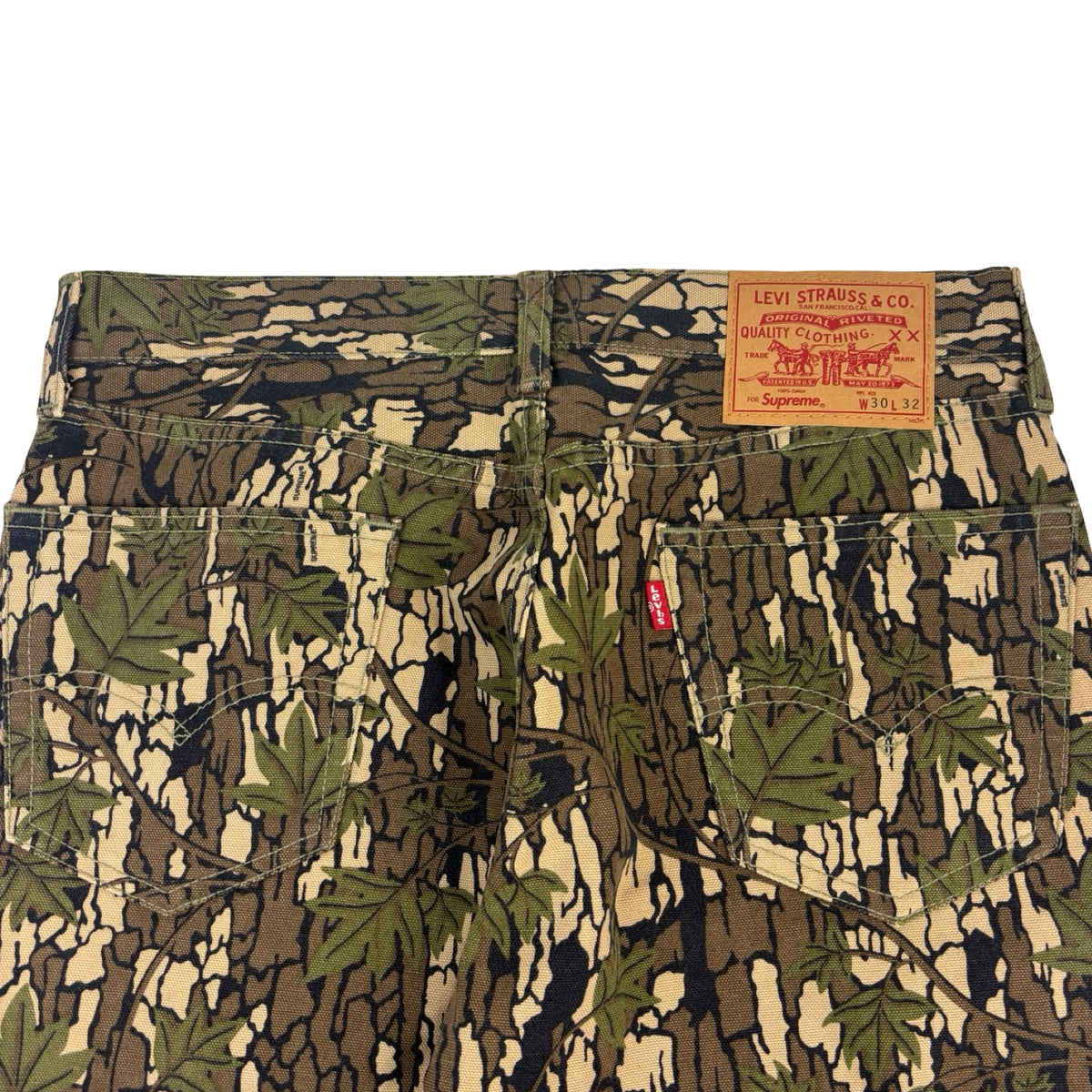 Supreme x Levi’s Camouflage 505 Canvas Jean