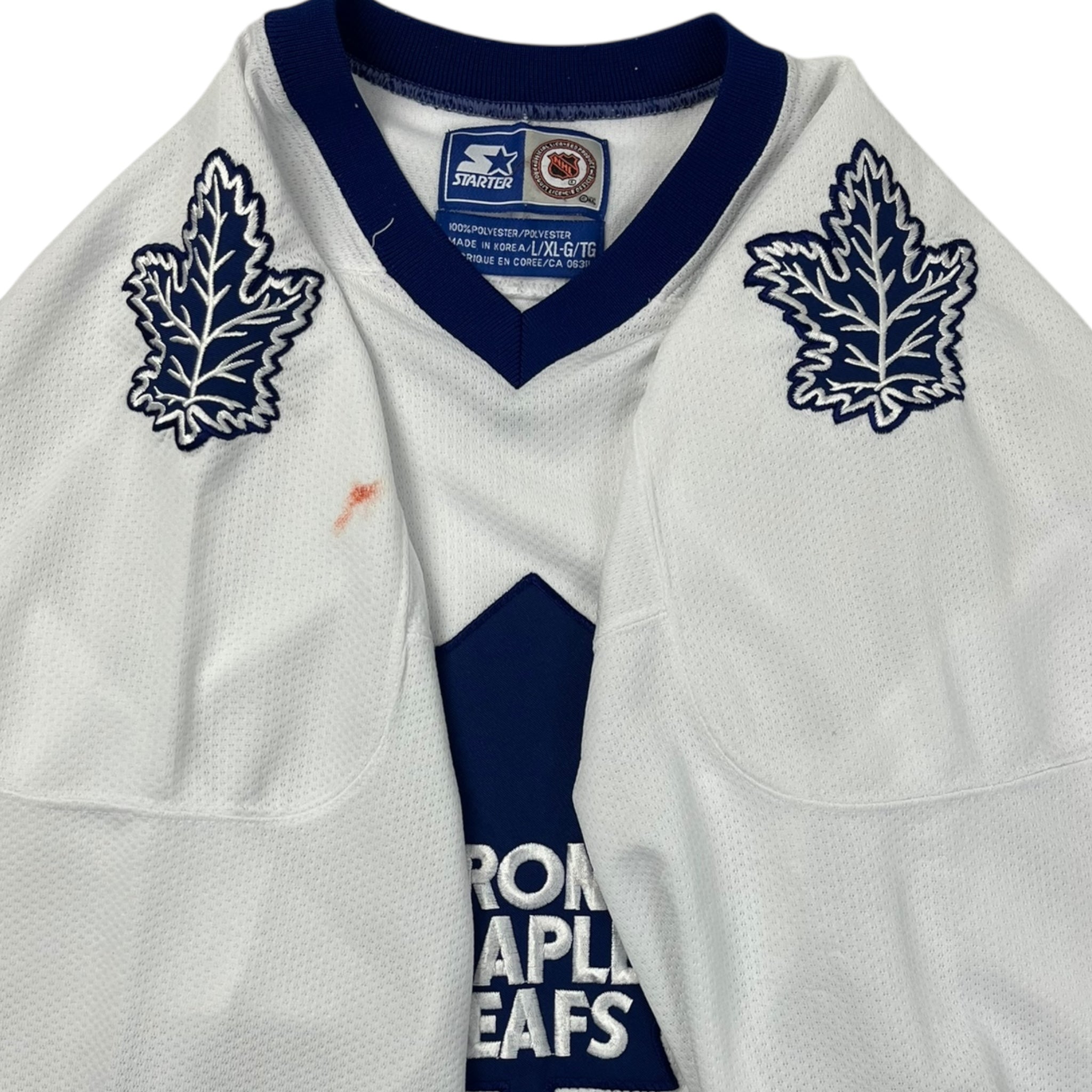 Vintage Toronto Maple Leafs Away Starter Jersey