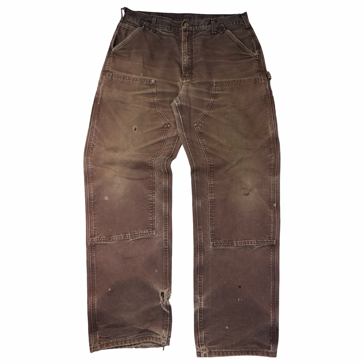 Vintage Carhartt Double Knee Carpenter Pant Washed Brown