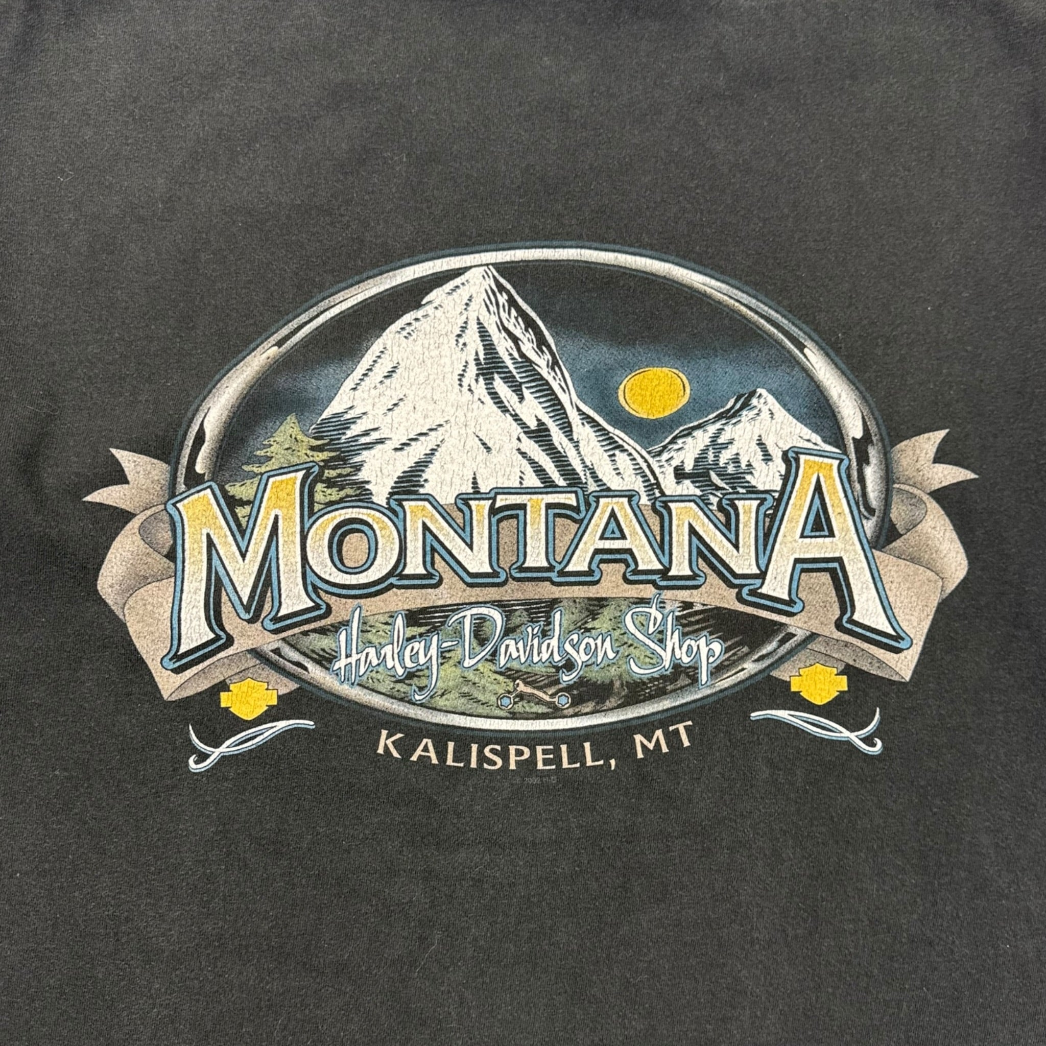 2006 Harley Davidson Spark Plug Babe Montana T-Shirt