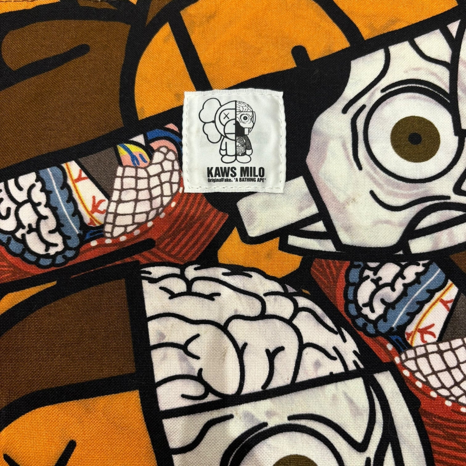 KAWS Original Fake x MILO BAPE Tote Bag