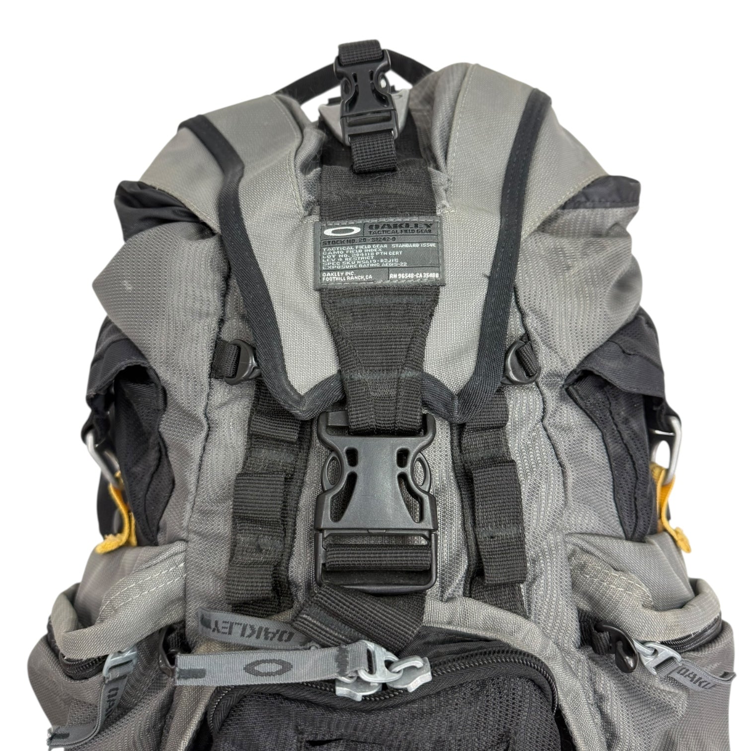 Vintage Oakley Tactical Backpack Grey/Black