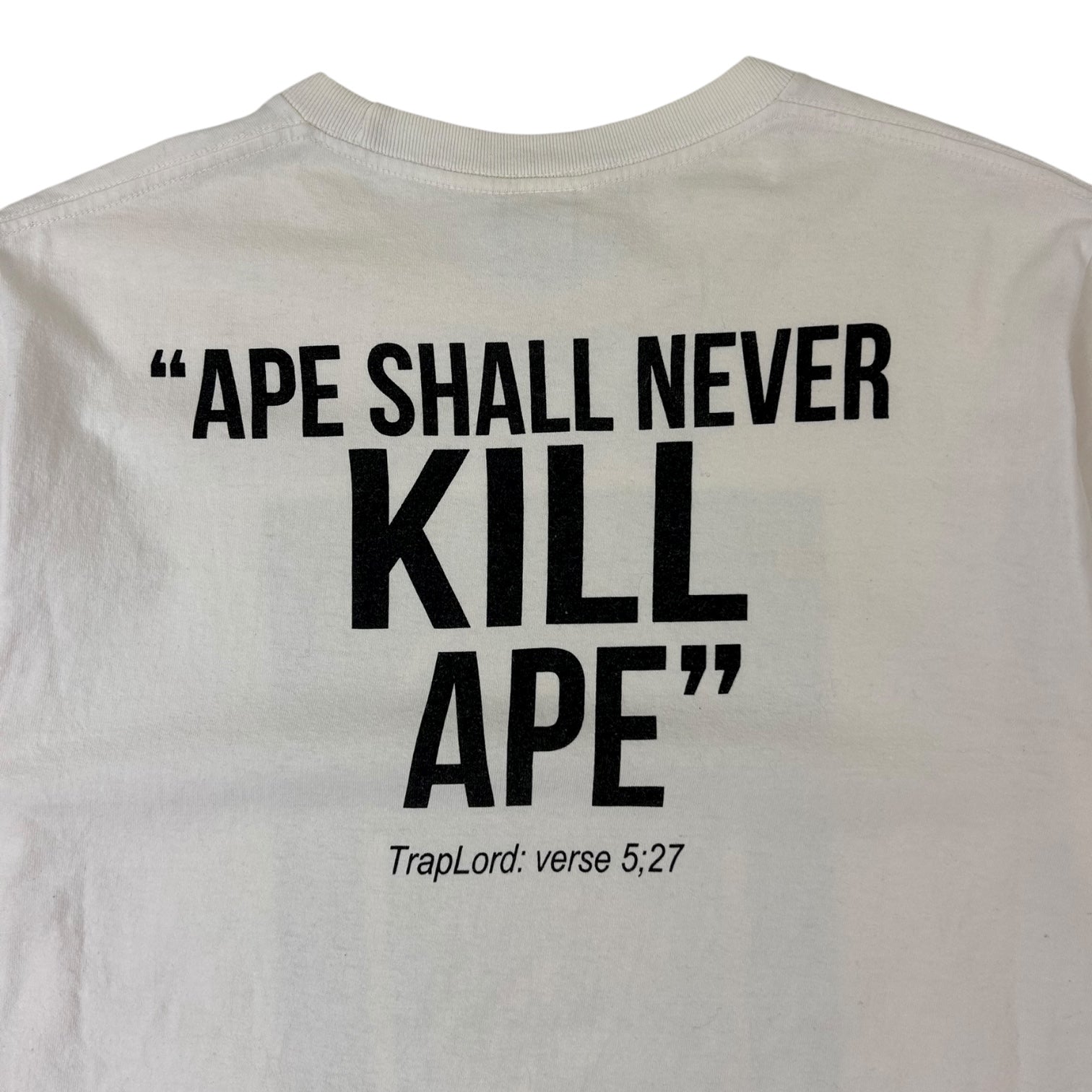 Bape X A$ap Ferg Traplord T-Shirt White