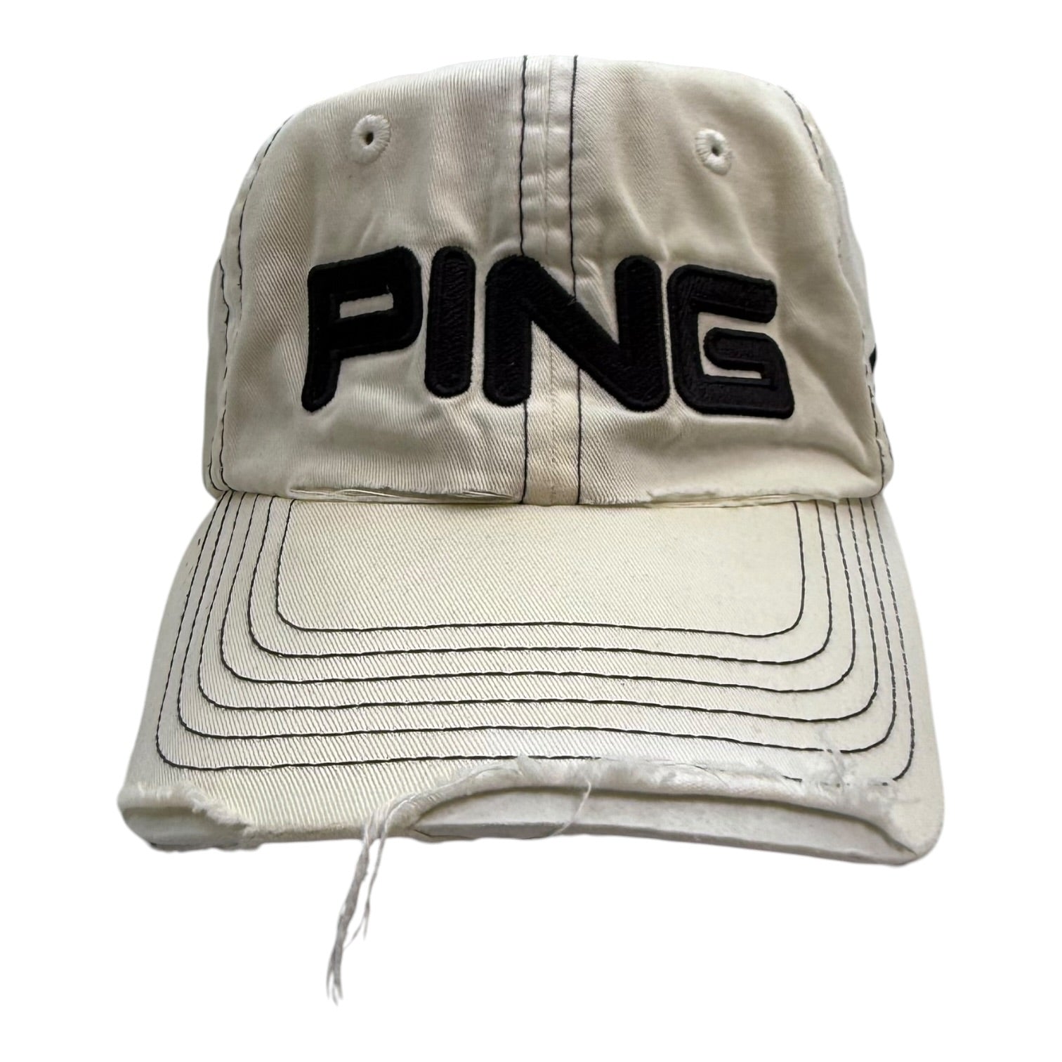 Vintage Ping G15 Strapback Hat White