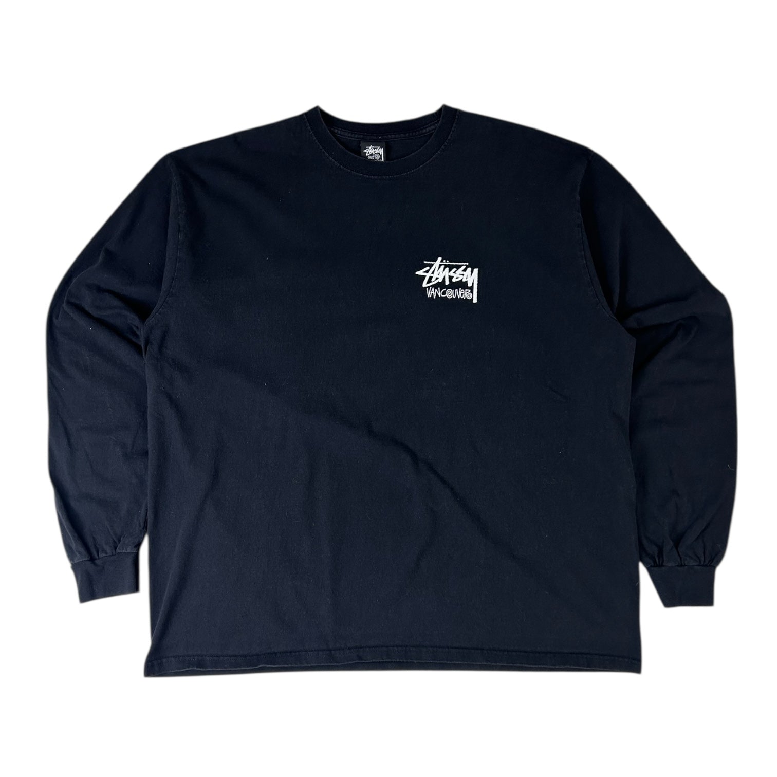 Stussy Chapter Vancouver Long Sleeve Shirt Black