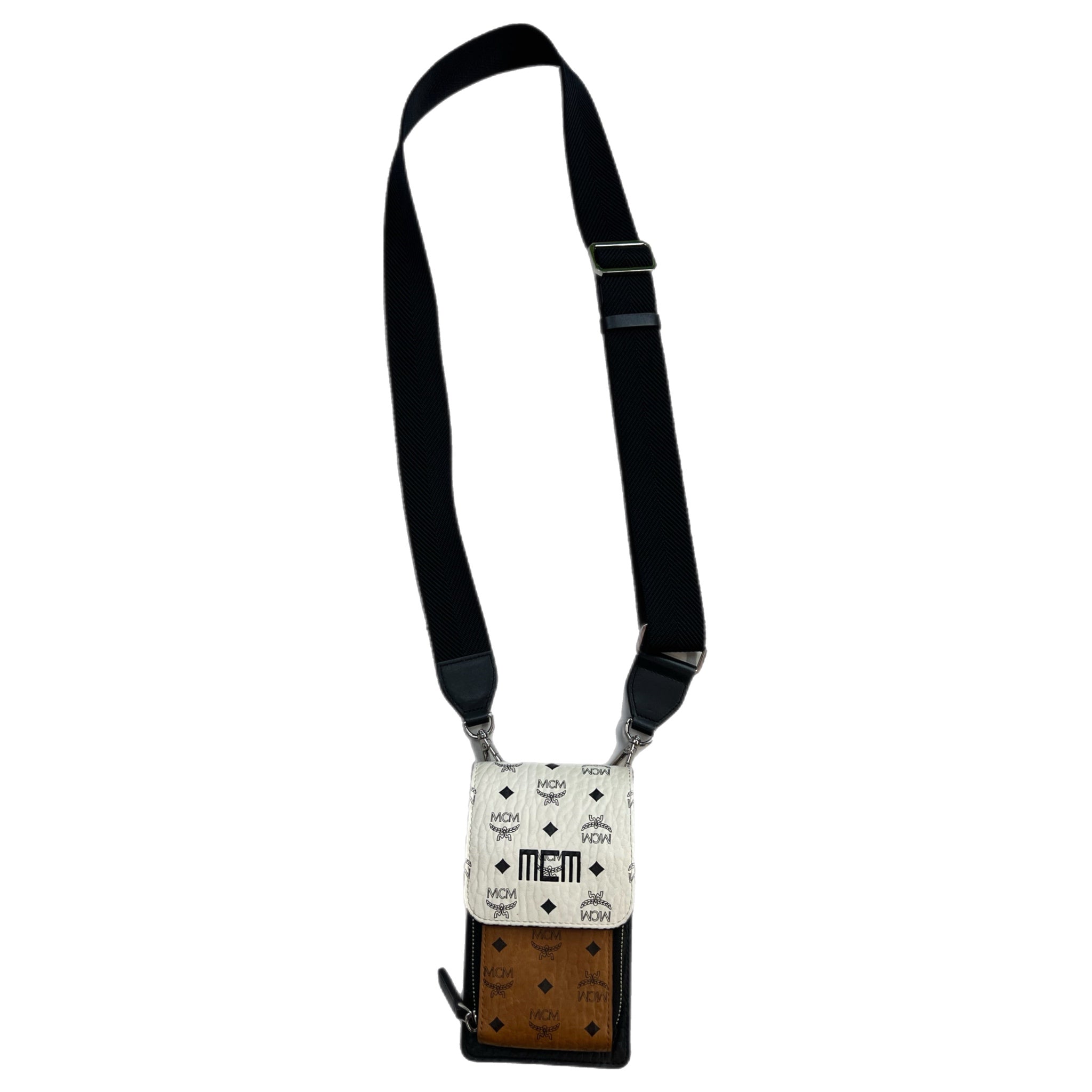 MCM Visetos Mix Phone Case Body Bag