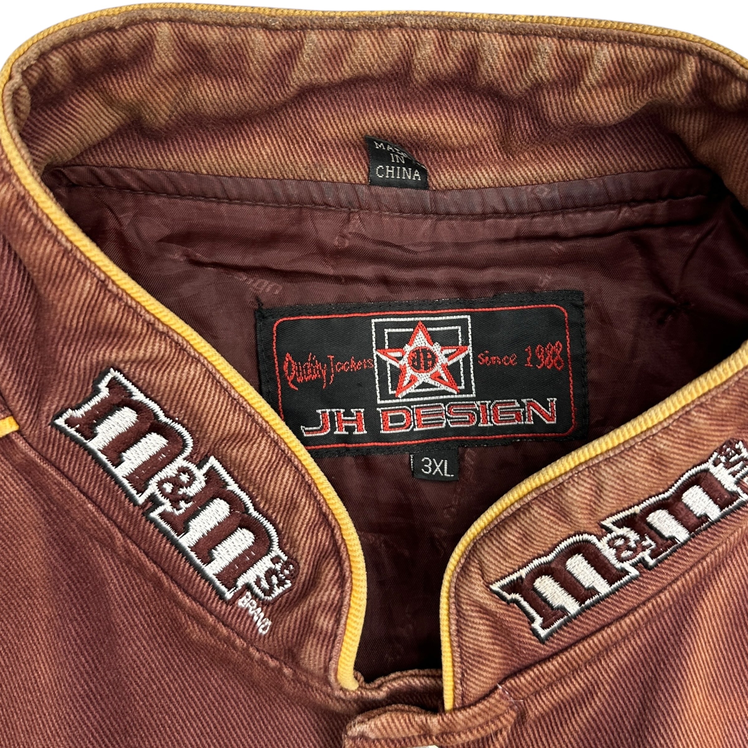 Vintage M&M’s Elliot Sander Racing Jacket Brown