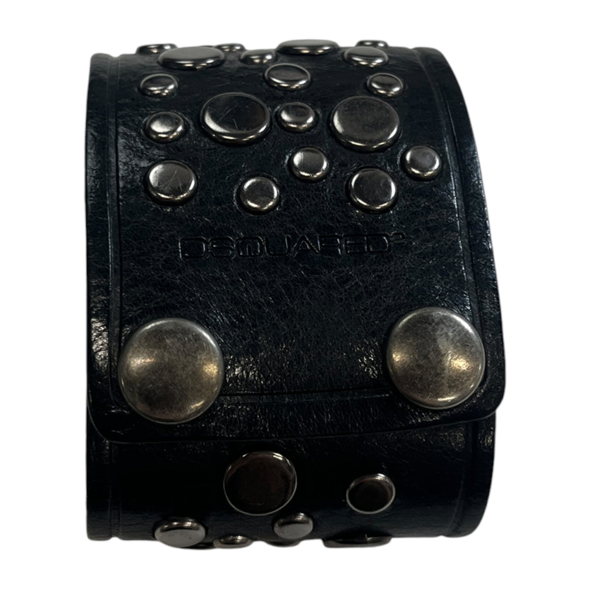 Dsquared2 Studded Rivet Leather Cuff Wristband