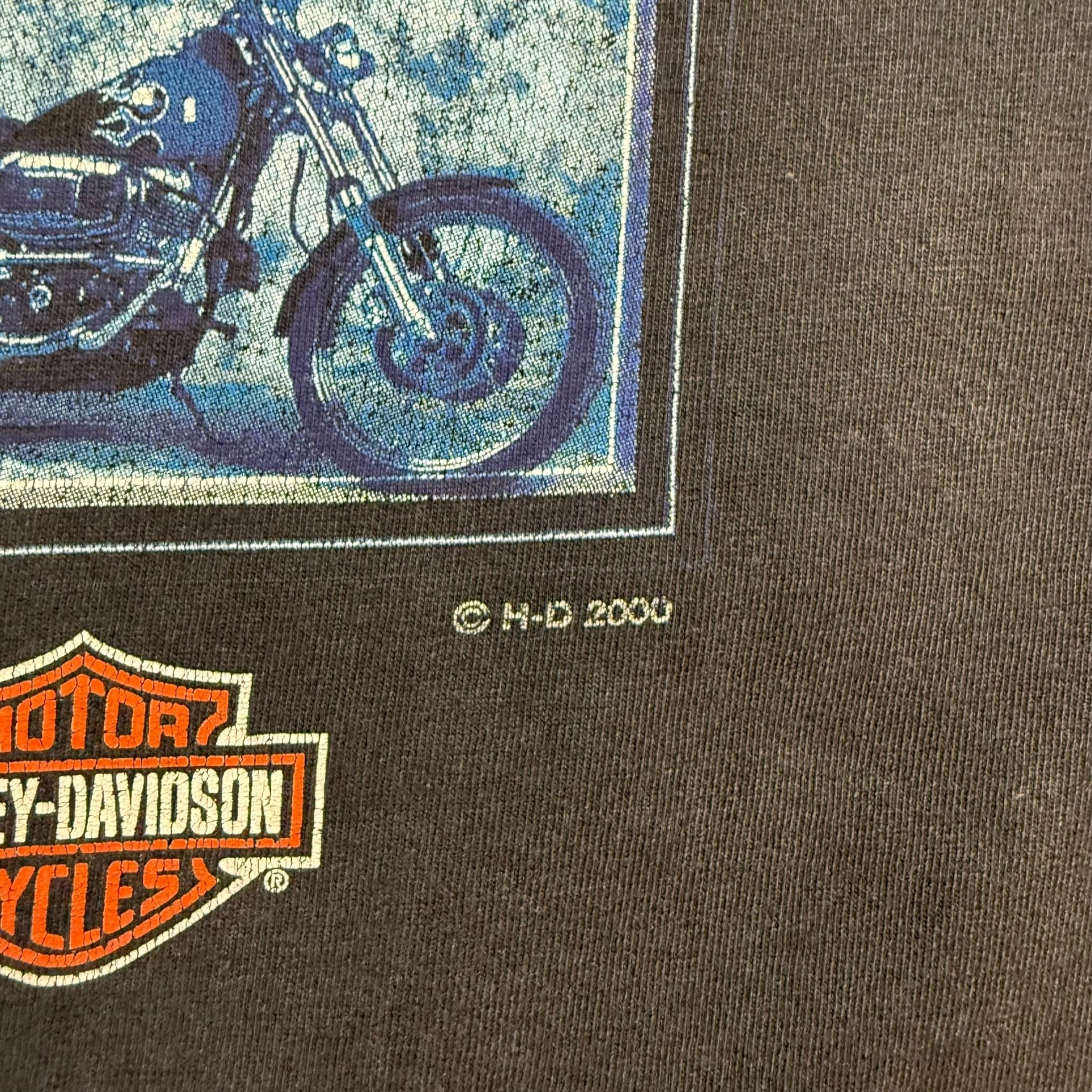 Vintage Harley Davidson Of Alberta L/S Tee Black
