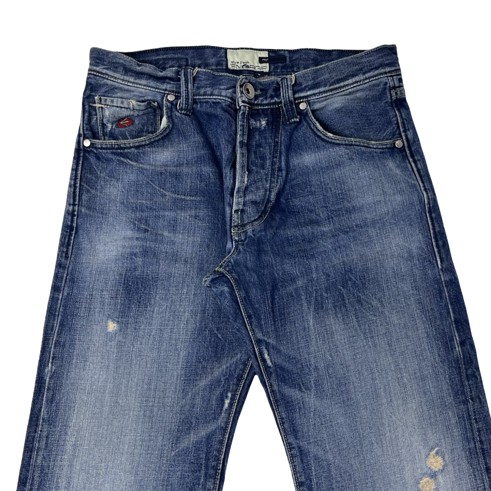 Vintage Y2K Energie Style Clash Peet Jean Pant Navy