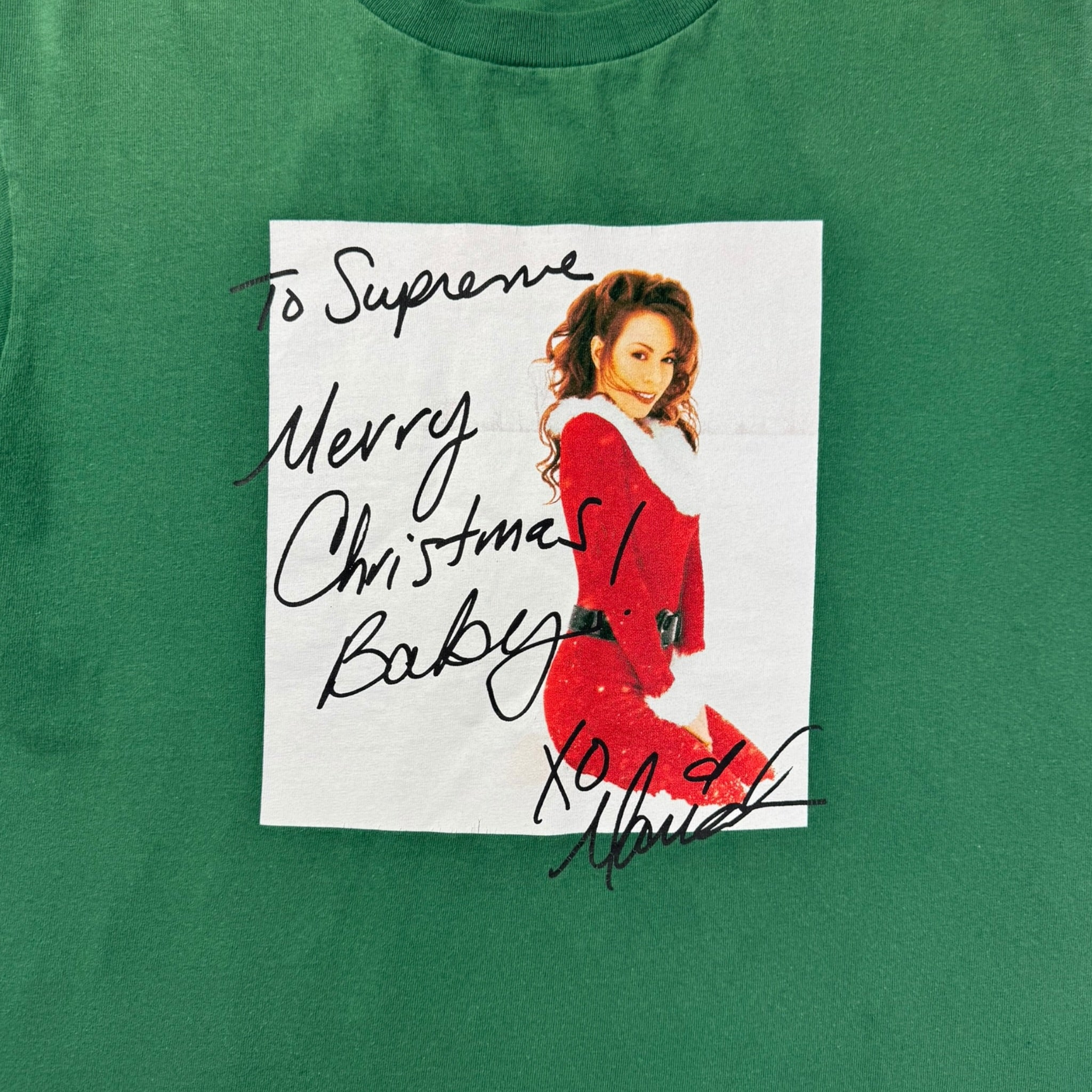 Supreme x Mariah Carey Christmas Tee Light Pine
