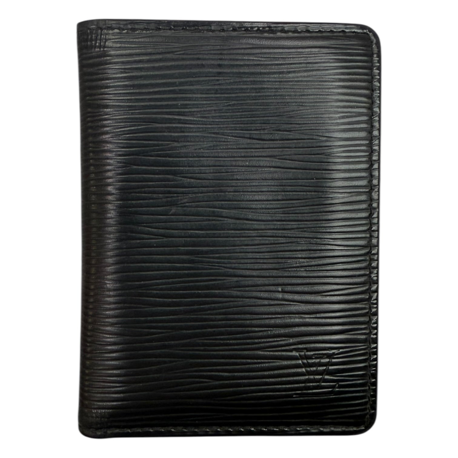 Louis Vuitton Epi Pocket Organizer Leather Black