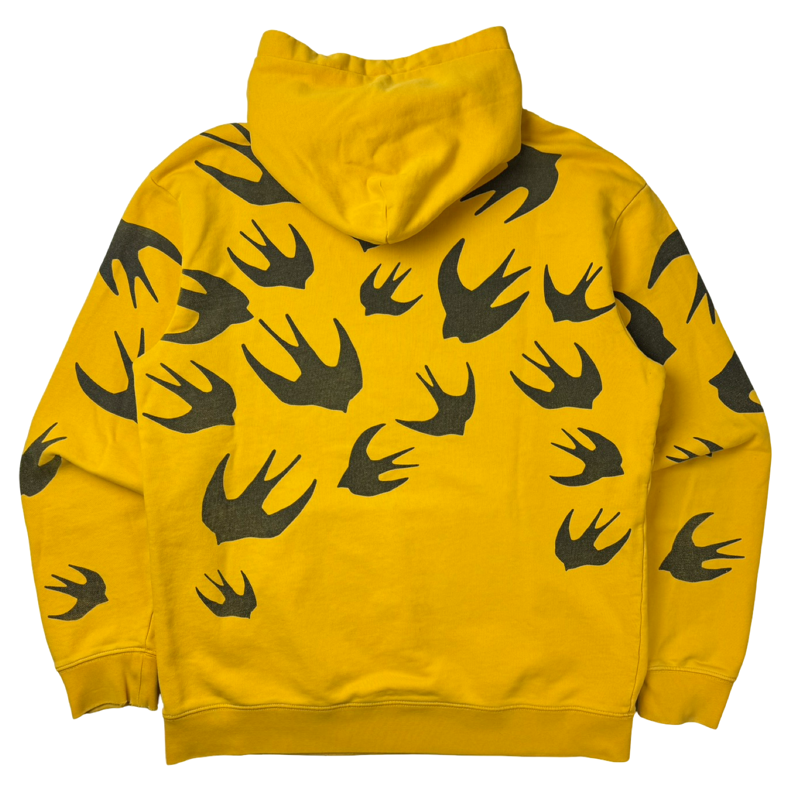 McQ Alexander McQueen Swallow Hoodie Yellow
