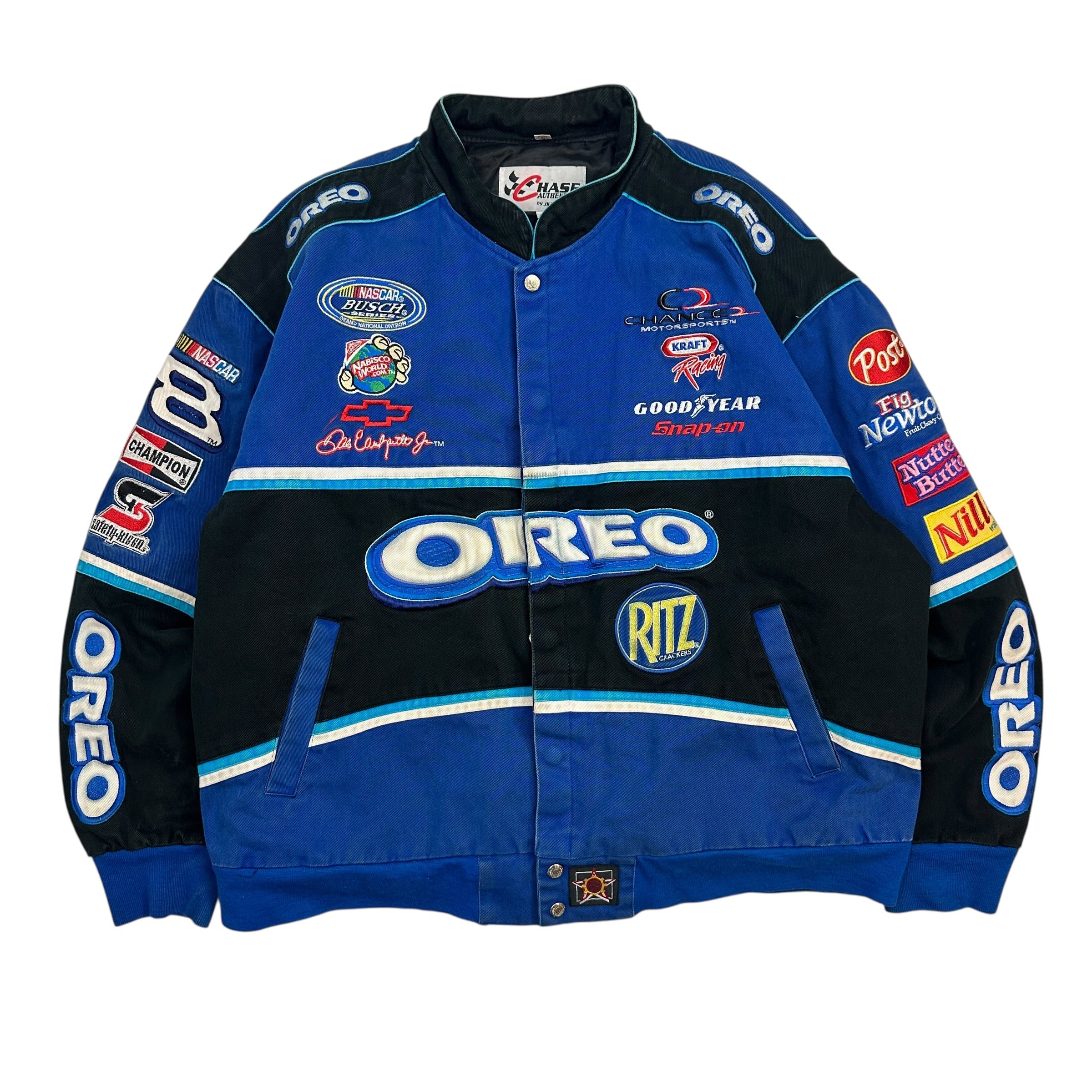 Vintage NASCAR Oreo Ritz Jacket Blue/Black