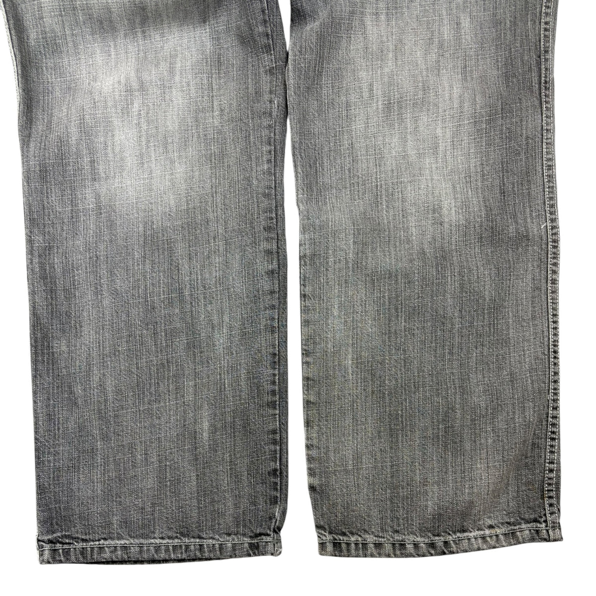 Y2K Enyce Pocket Logo Denim Jeans Grey