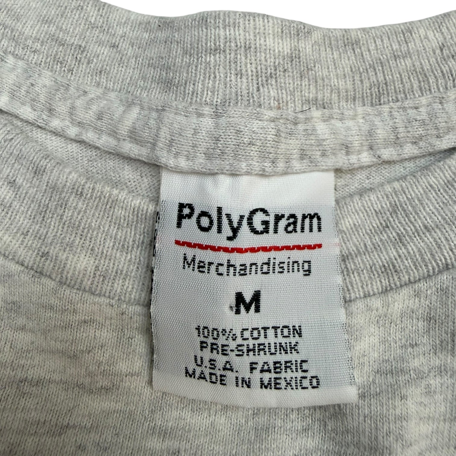1997 U2 Pop Mart Tour Tee Grey