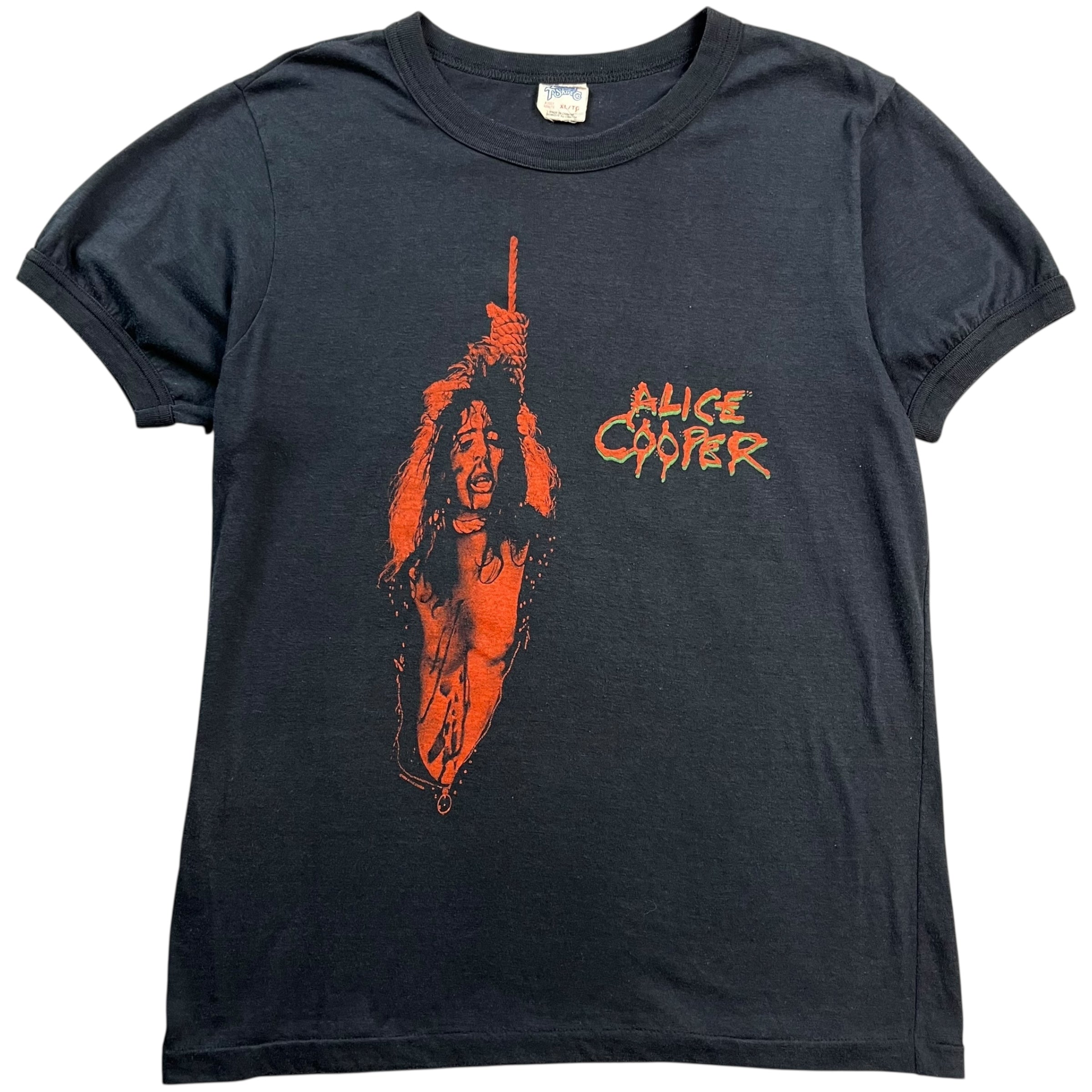 1987 Alice Cooper “The Nightmare Returns” Tour Tee Black
