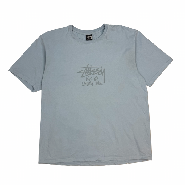 Stussy Laguna USA Pigment Dyed Tee Sky Blue