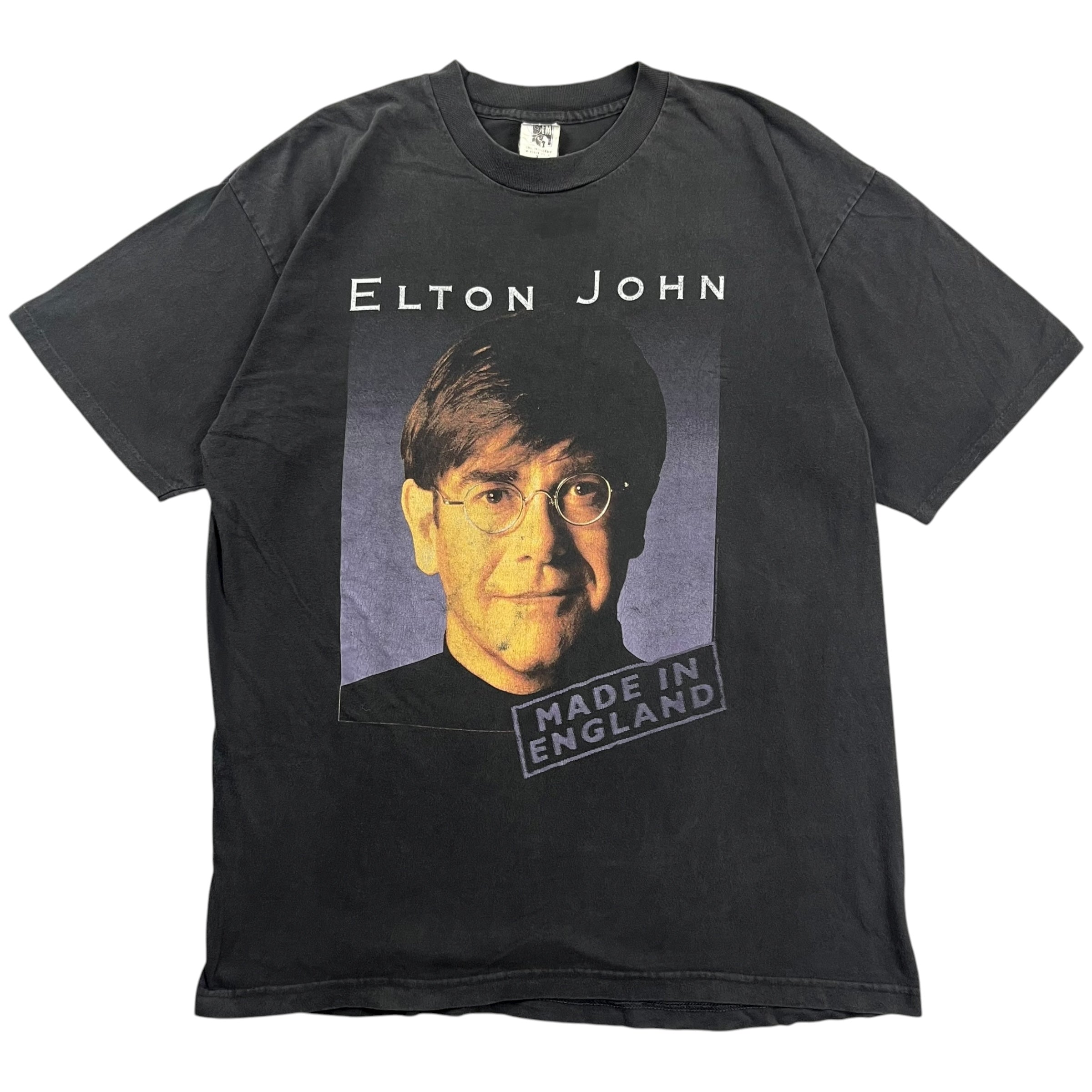 Vintage Elton John Made In England Tee Black
