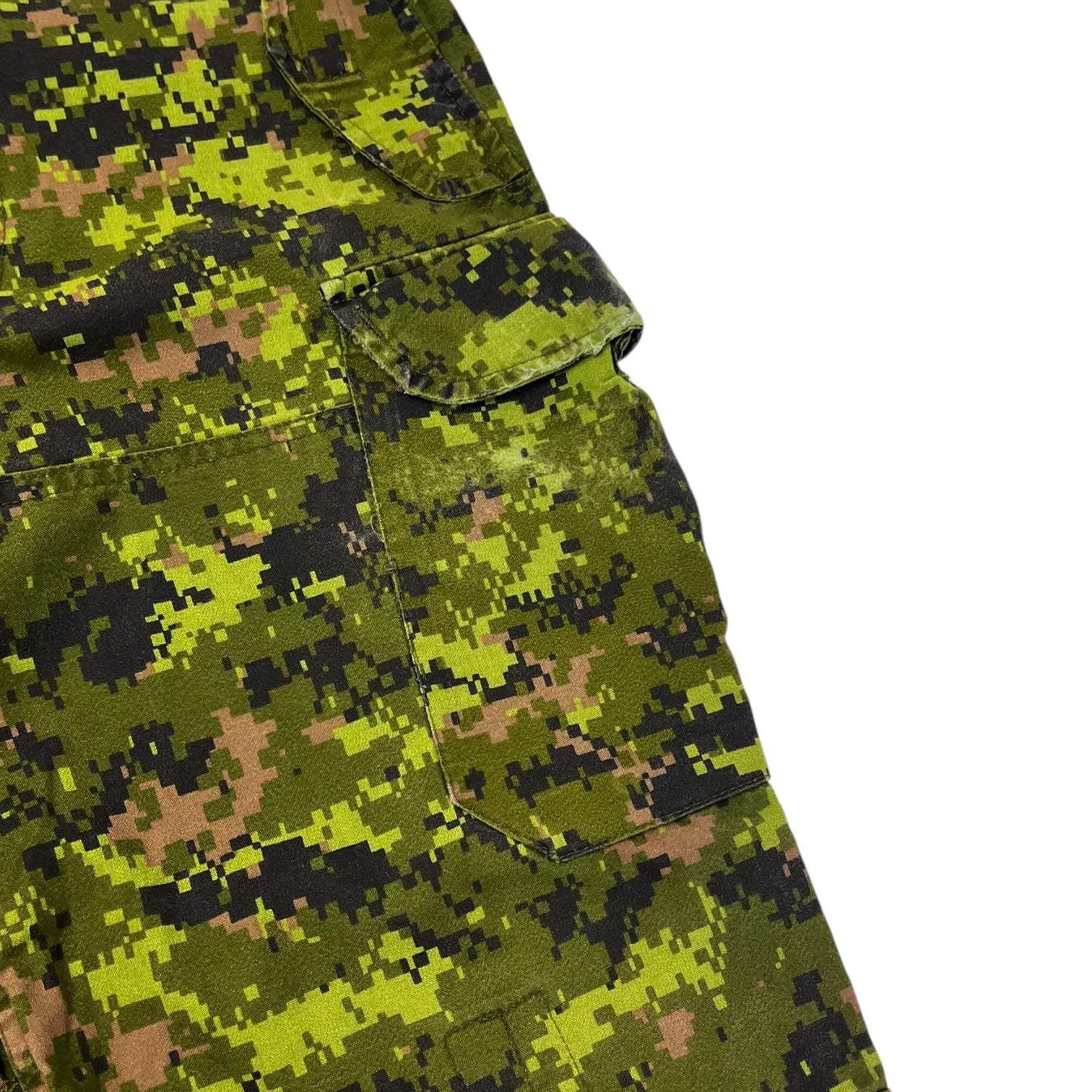 Vintage Converged Combat Trousers Green Digi Camo
