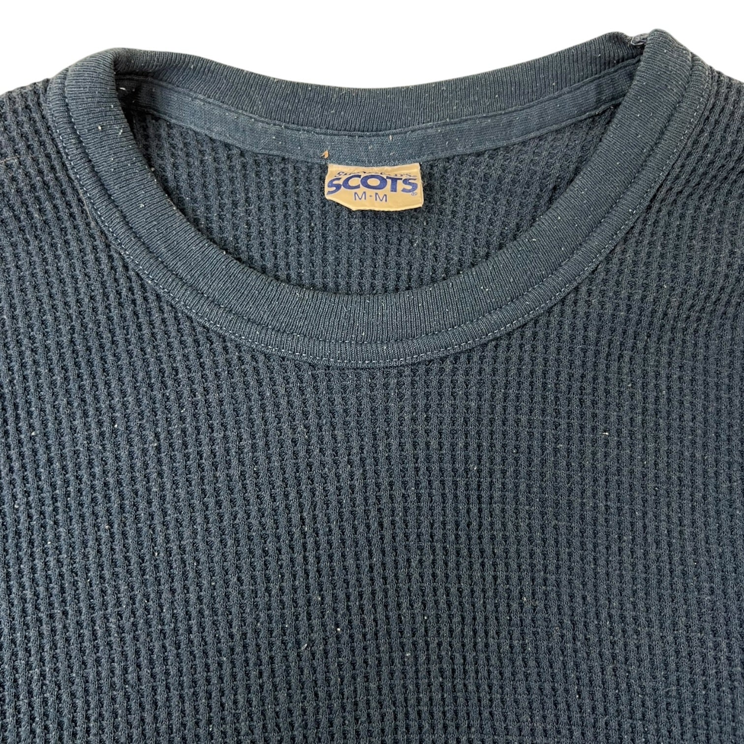 Vintage Scots Thermal Shirt Navy