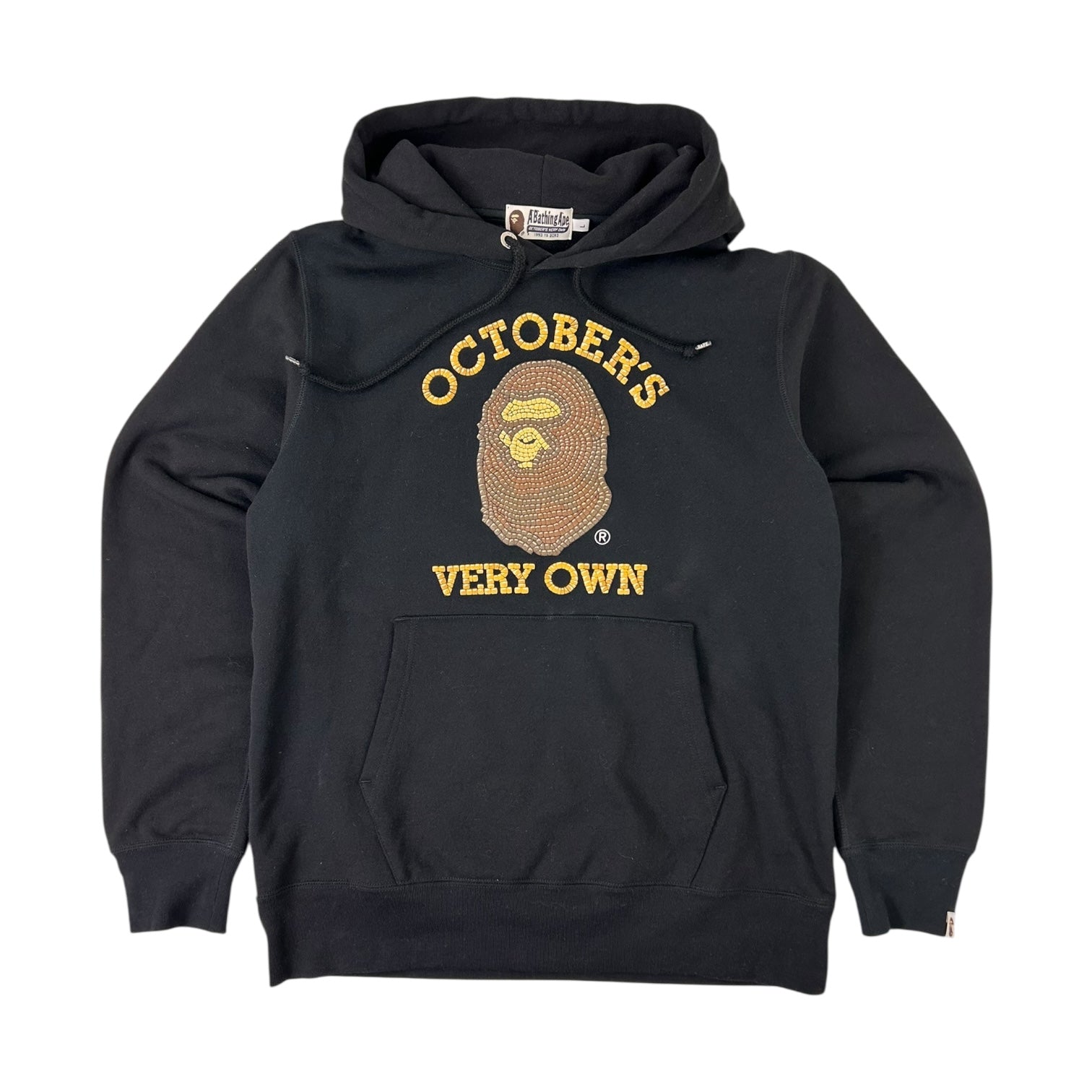 Bape X Ovo Subway Tile Hoodie Black