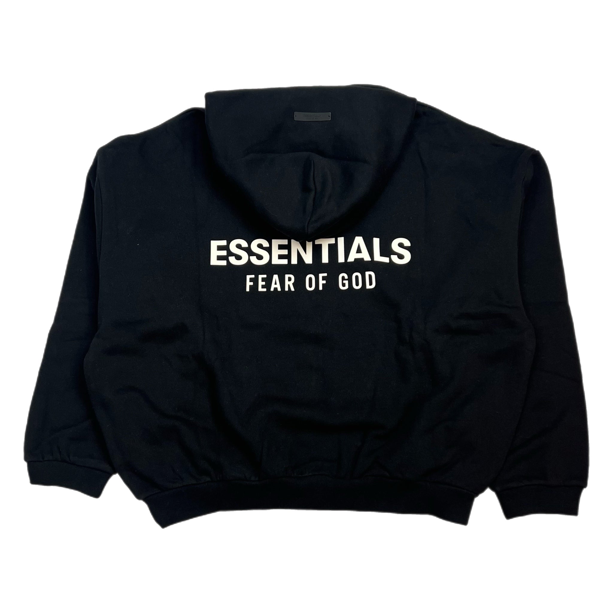 Fear Of God Essentials Hoodie Black/White