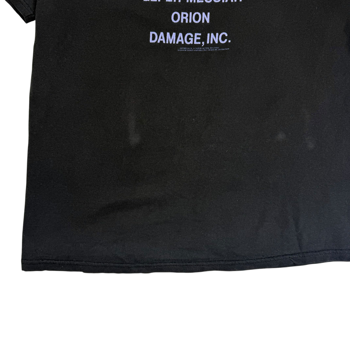 1997 Metallica Master Of Puppets Tee Black